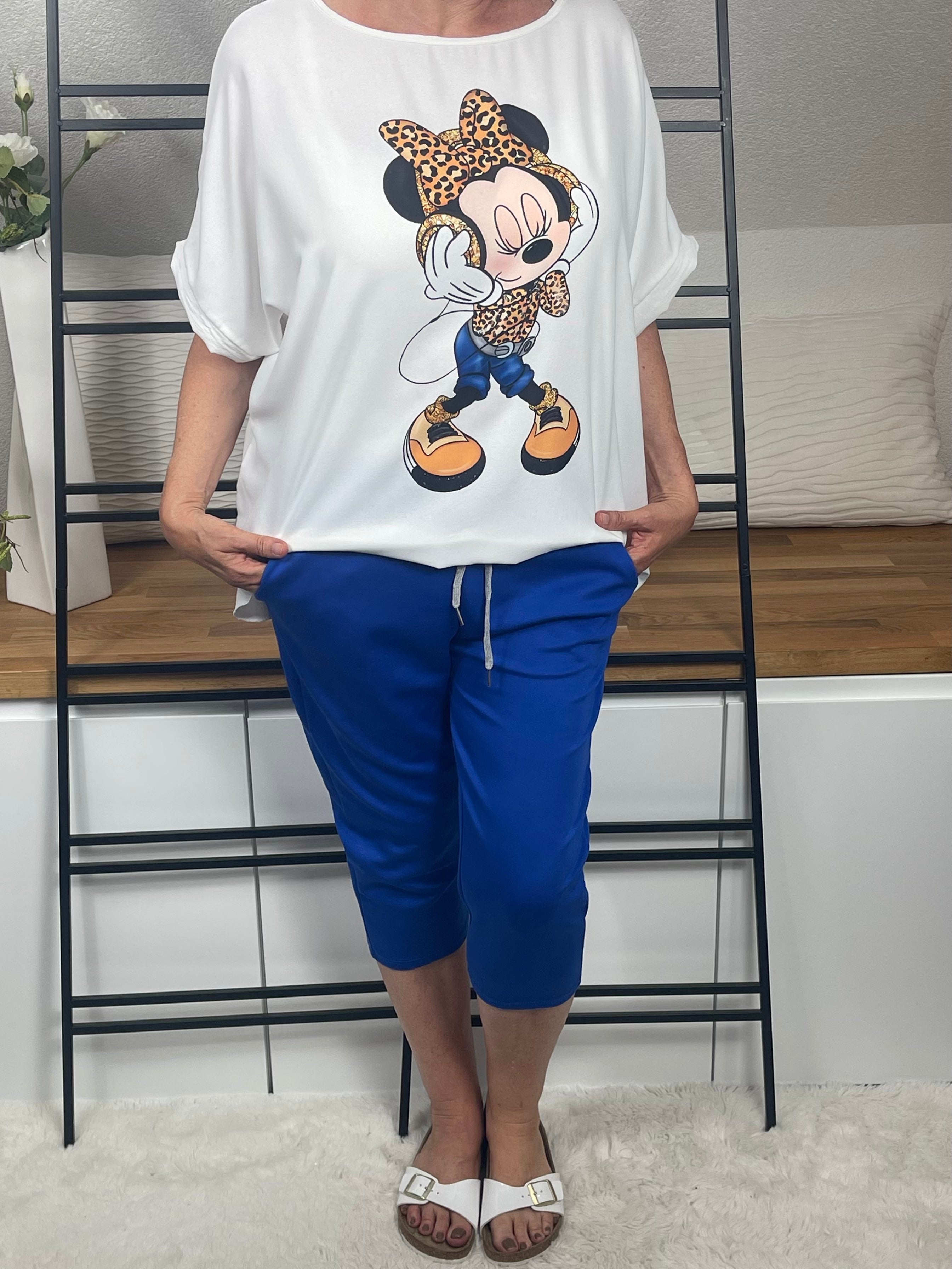 Damen 3/4 Jogpant „Fluffi“ Einheitsgrösse Gr. 38 - 42 in 9 Farben