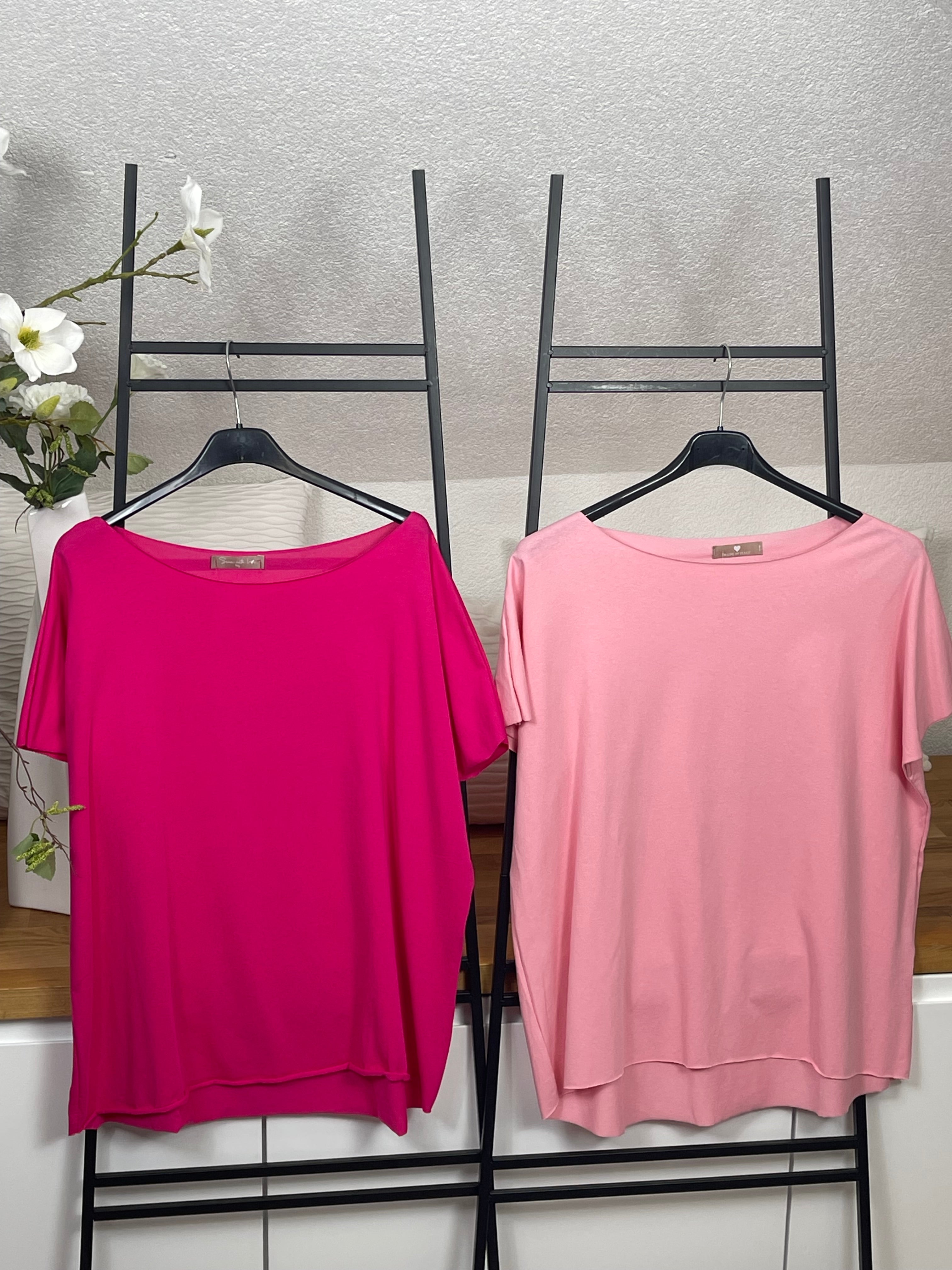 Damen T - Shirt „Basic“ Einheitsgrösse Gr. 36 - 44 in vielen Farben