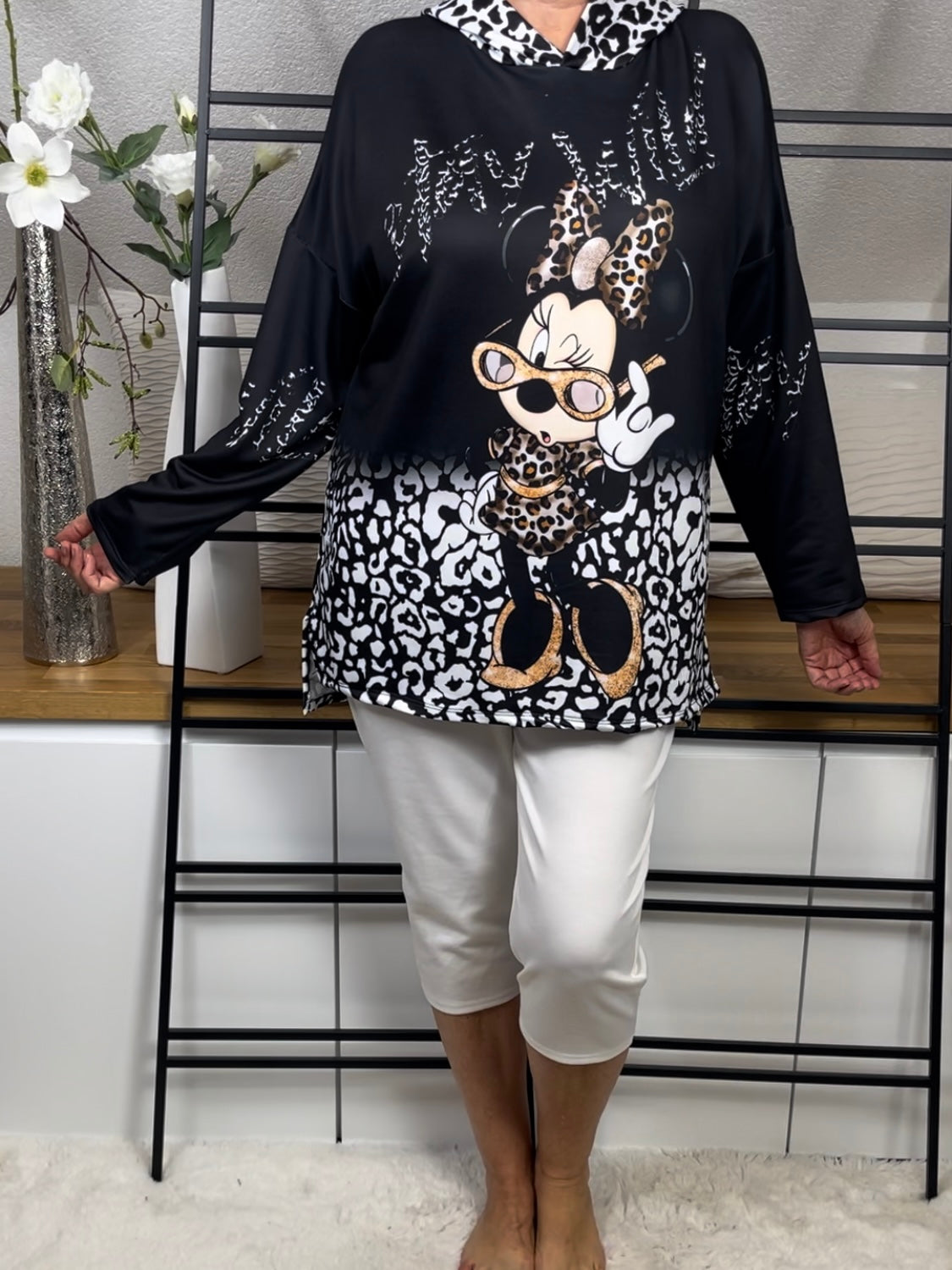 Damen Hoodie „Minney“ Einheitsgröße Gr. 42 - 48+ in 3 Farben