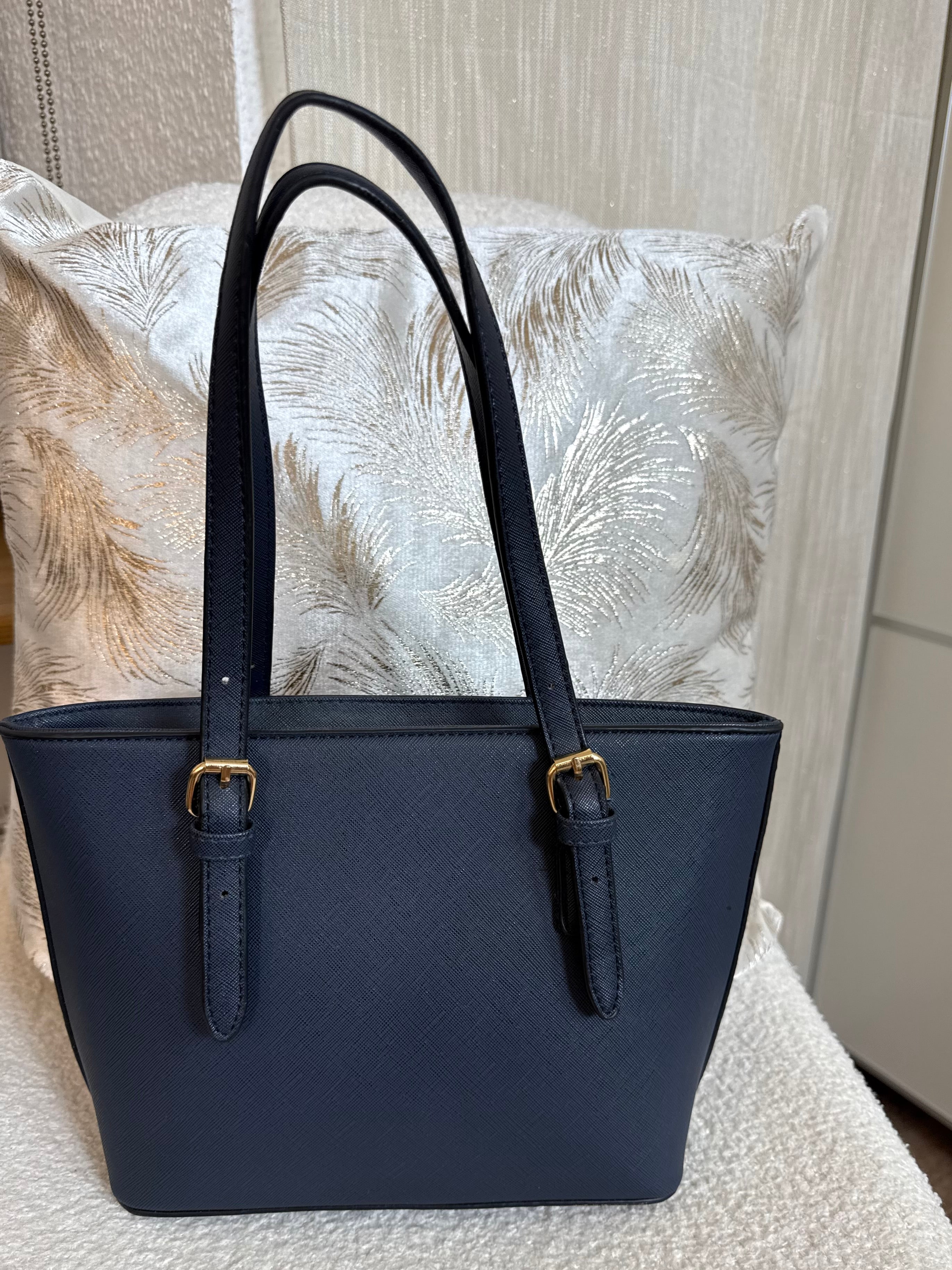 Kleine Schulter - Tasche in marineblau