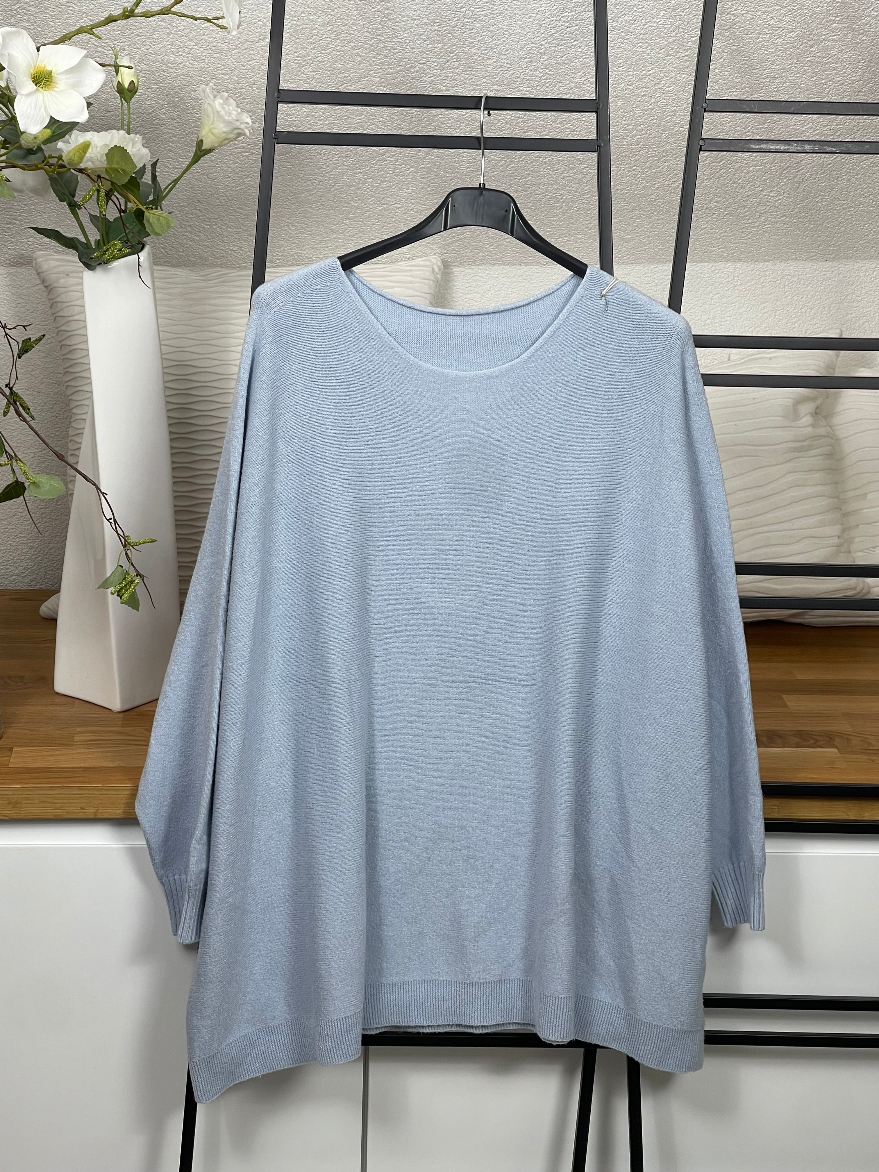 Damen - Pullover „Fluffi“ Einheitsgrösse Gr. 38 - 48 in 12 Farben