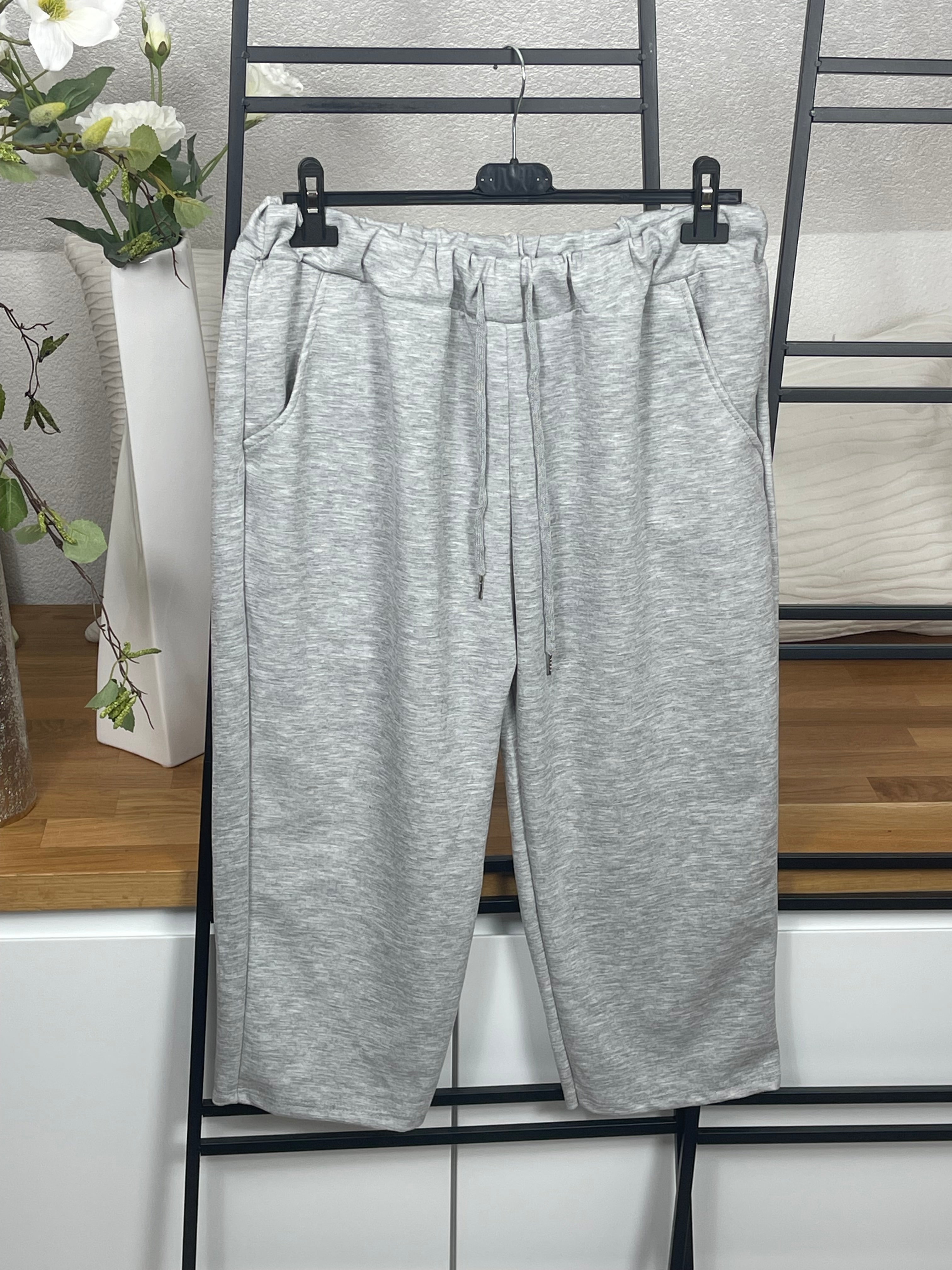 Damen 3/4 Jogpant „Fluffi“ Einheitsgrösse Gr. 42 - 48 in 10 Farben