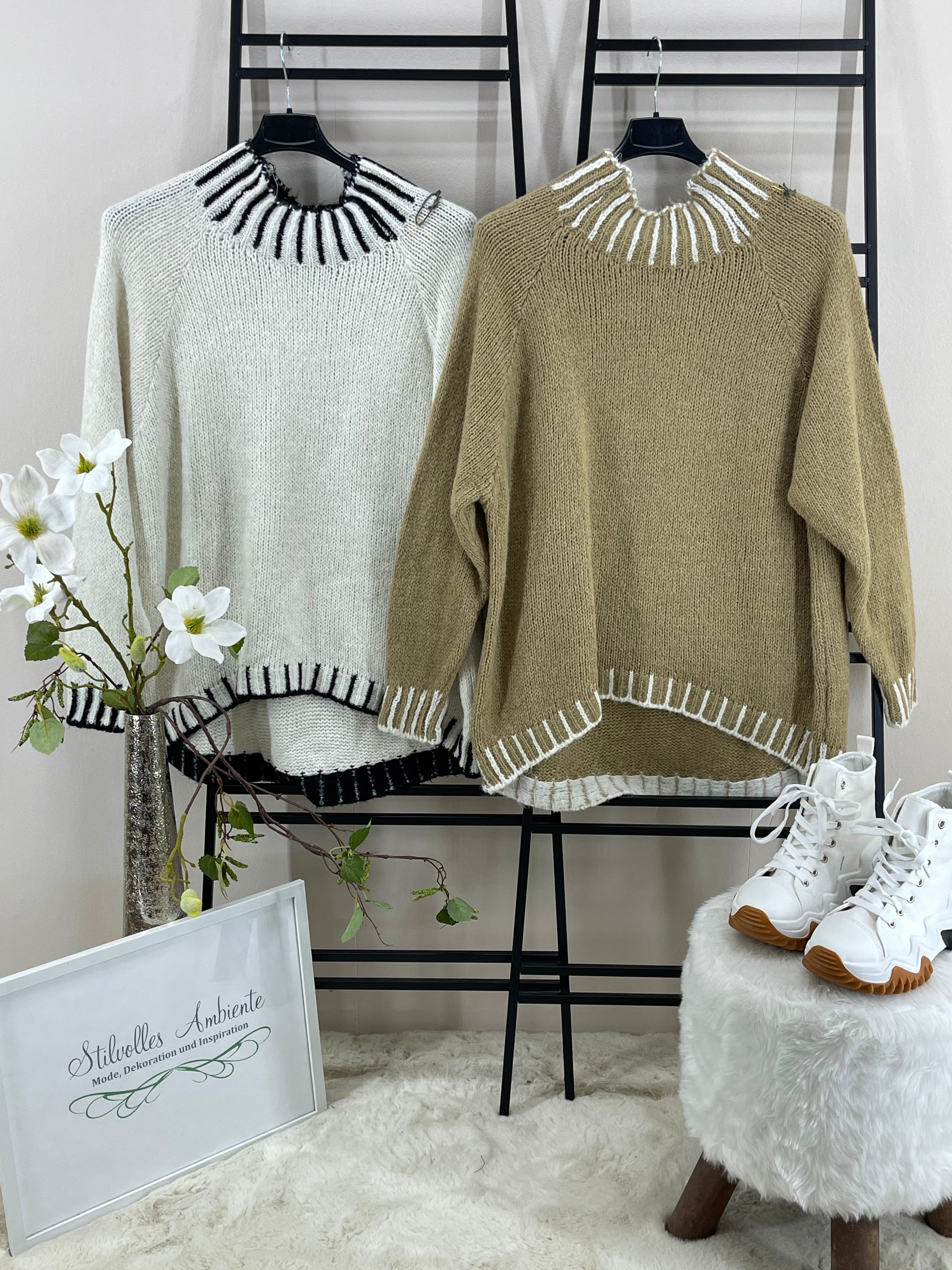 Damen Strick - Pullover Einheitsgröße Gr. 36 - 42 in vielen Farben