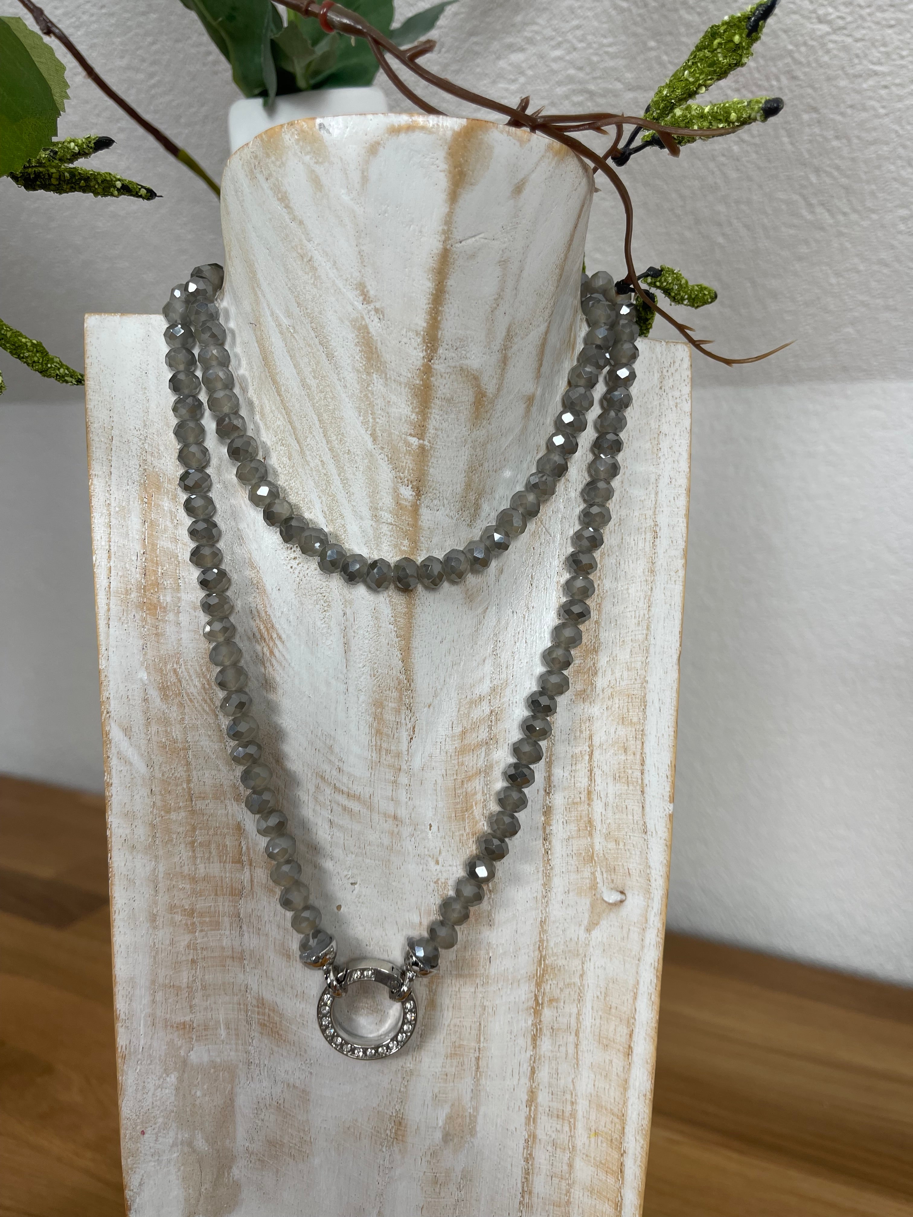 Vario - Perlen - Kette ca. 80 cm verschiedene Farben