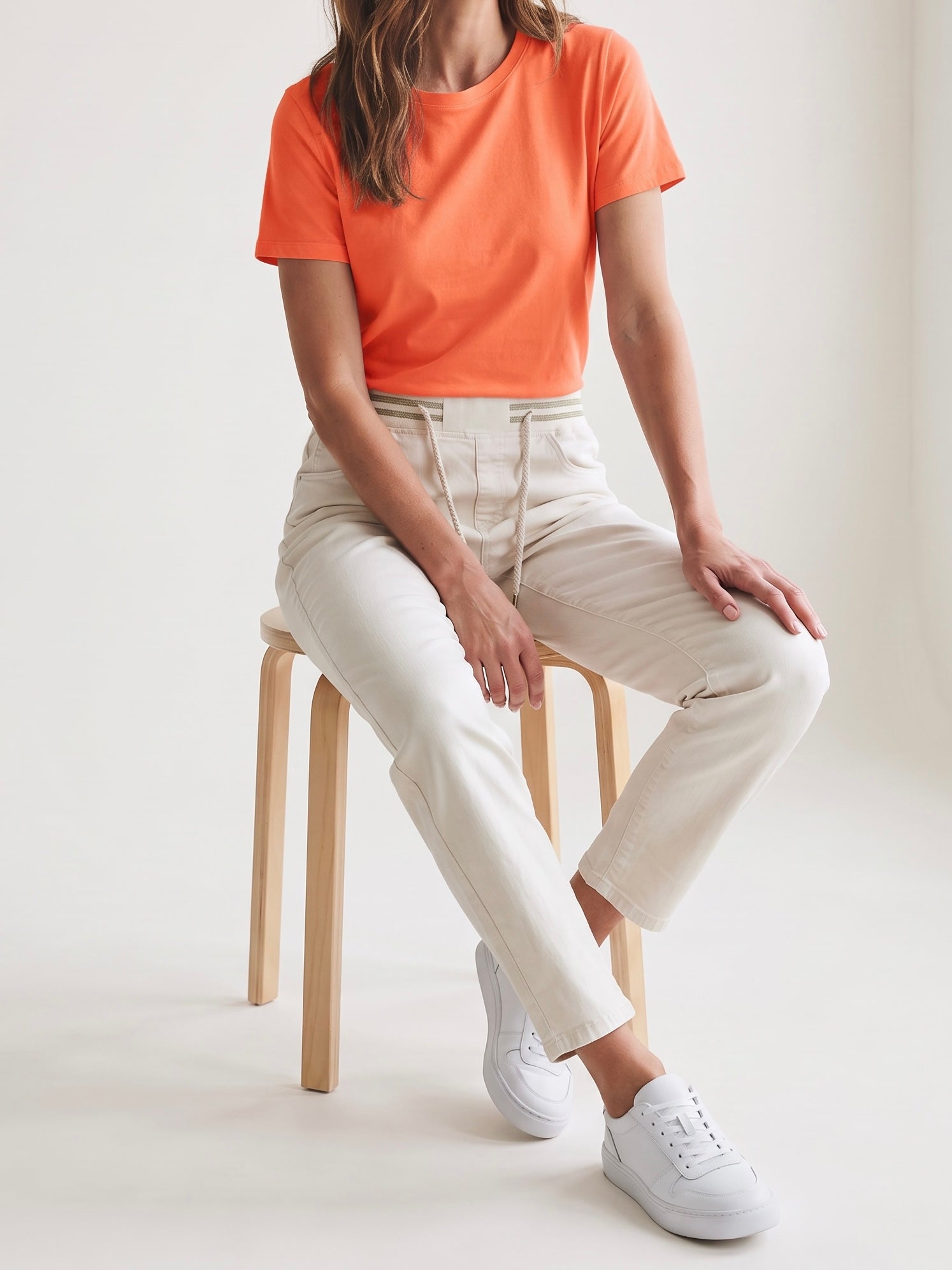 Jeans mit Kordelzug in 3 Farben