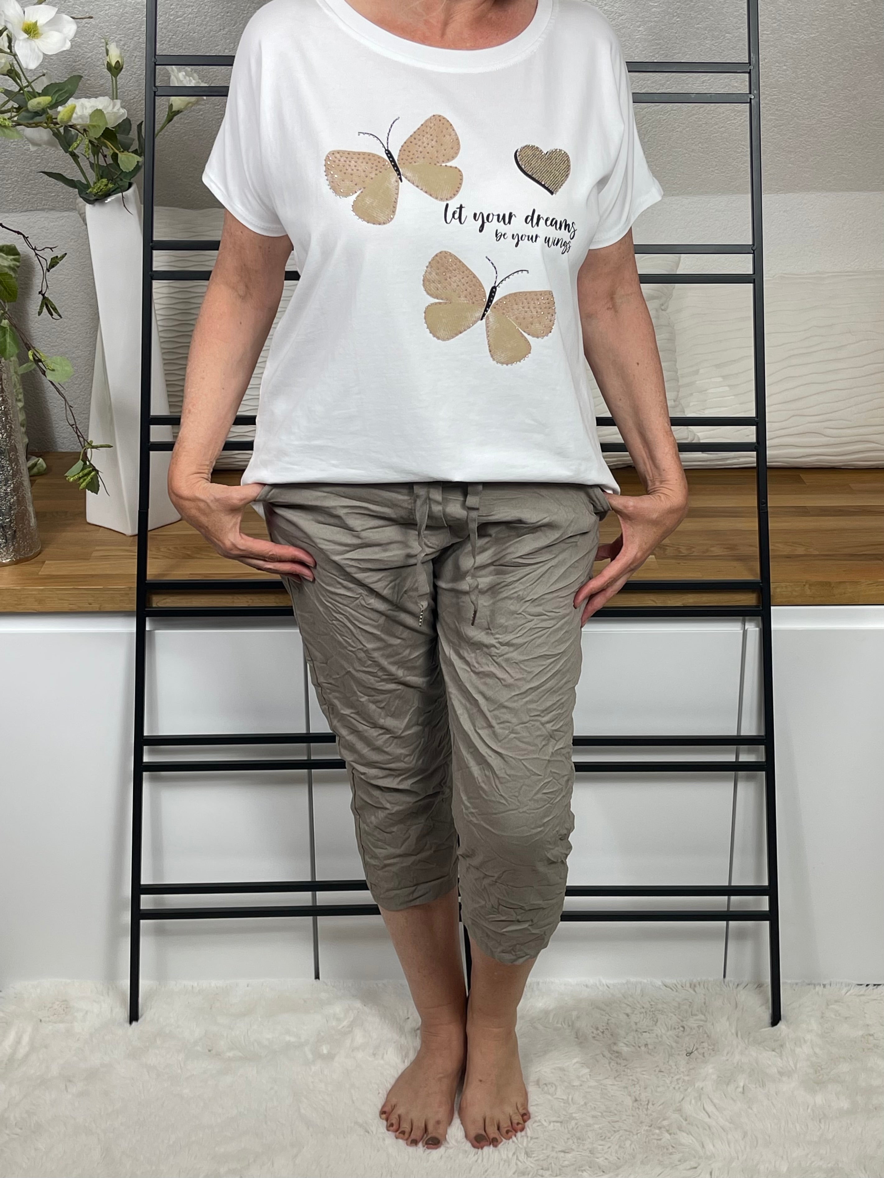 !!!!KEINE RETOURE MÖGLICH!!!! Damen 3/4 Jogpant „Summer“ Einheitsgrösse Gr. 42 - 48+in 6 Farben