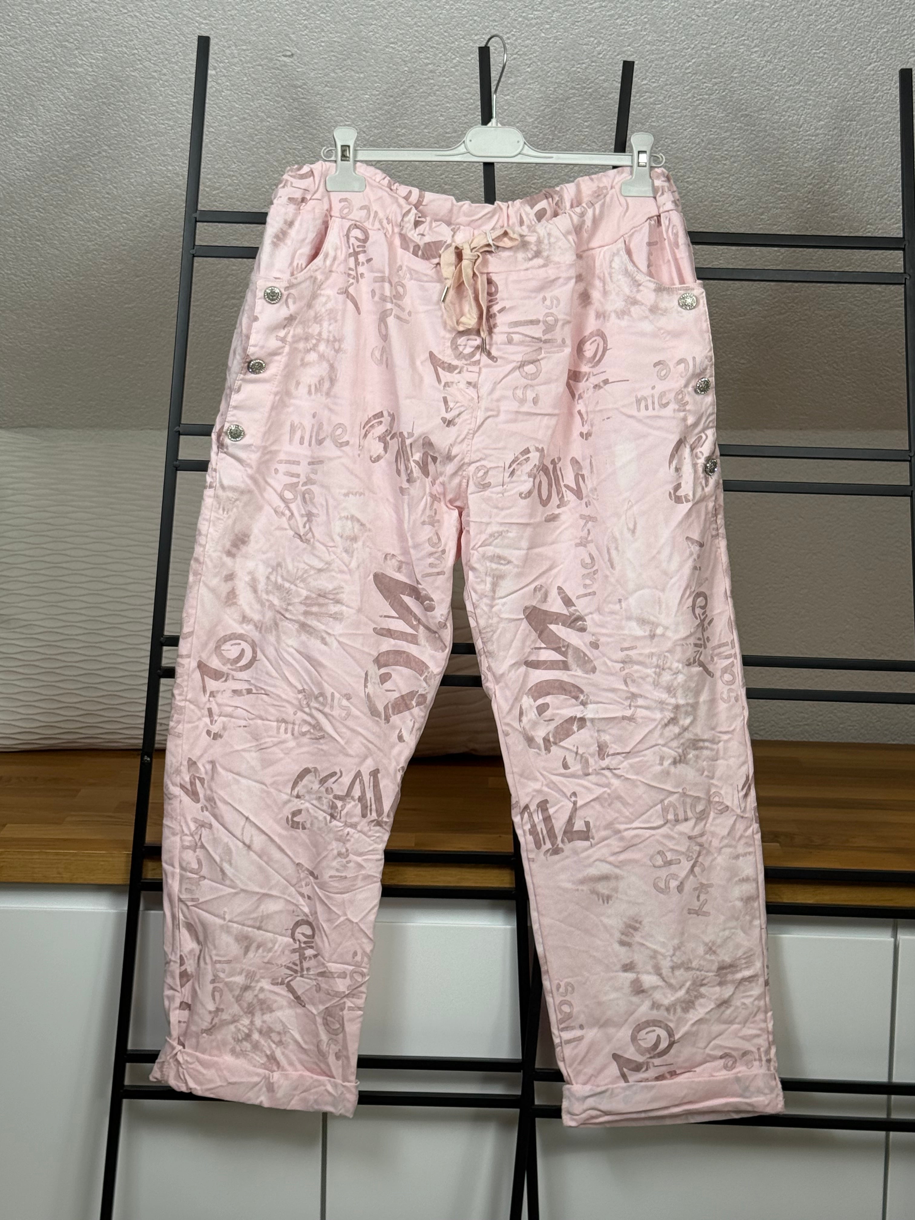 Jogpant „Special Print“ Gr. 46 - 52 in 4 Farben