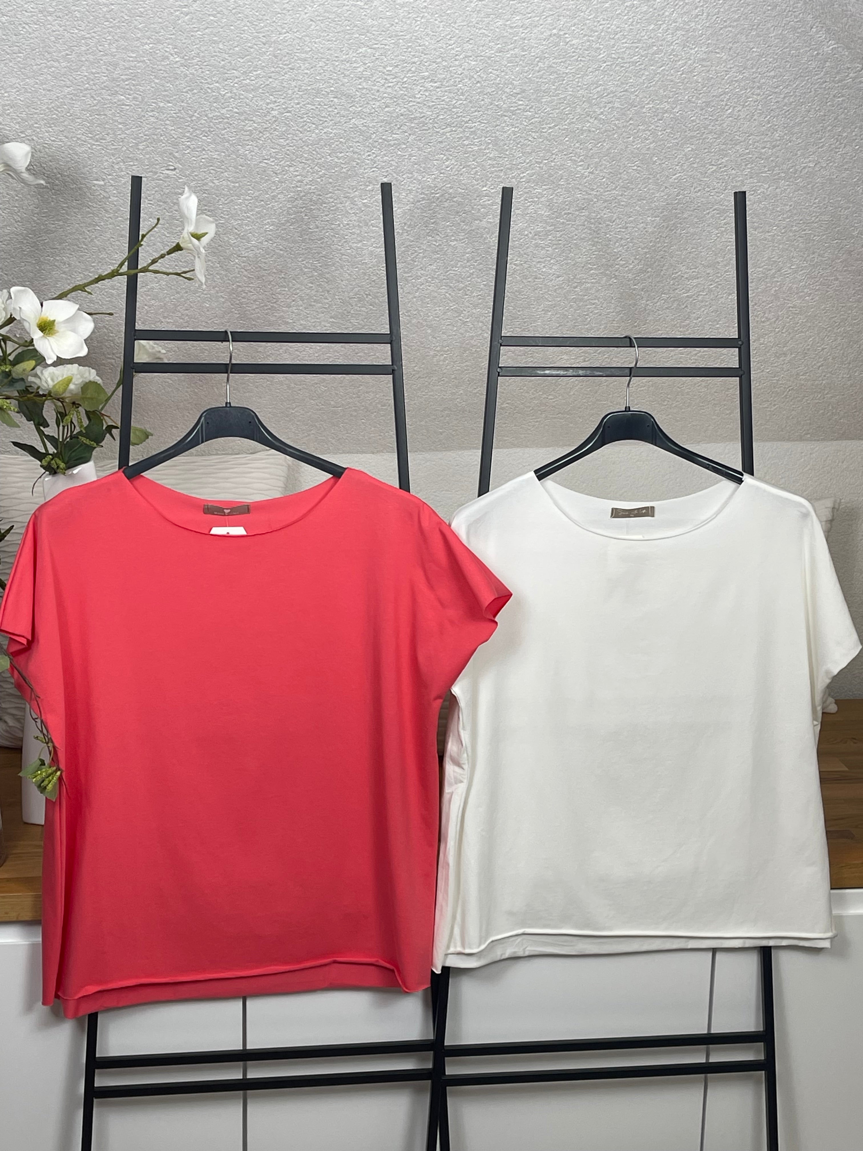 Damen T - Shirt „Basic“ Einheitsgrösse Gr. 36 - 44 in vielen Farben