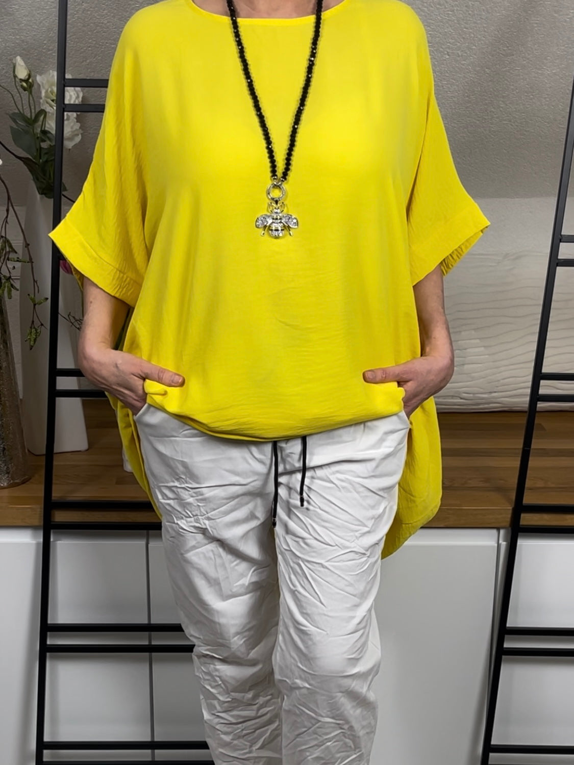 !!!!KEINE RETOURE MÖGLICH!!!! Damen Tunika - Shirt Einheitsgrösse Gr. 44 - 52 in 8 Farben