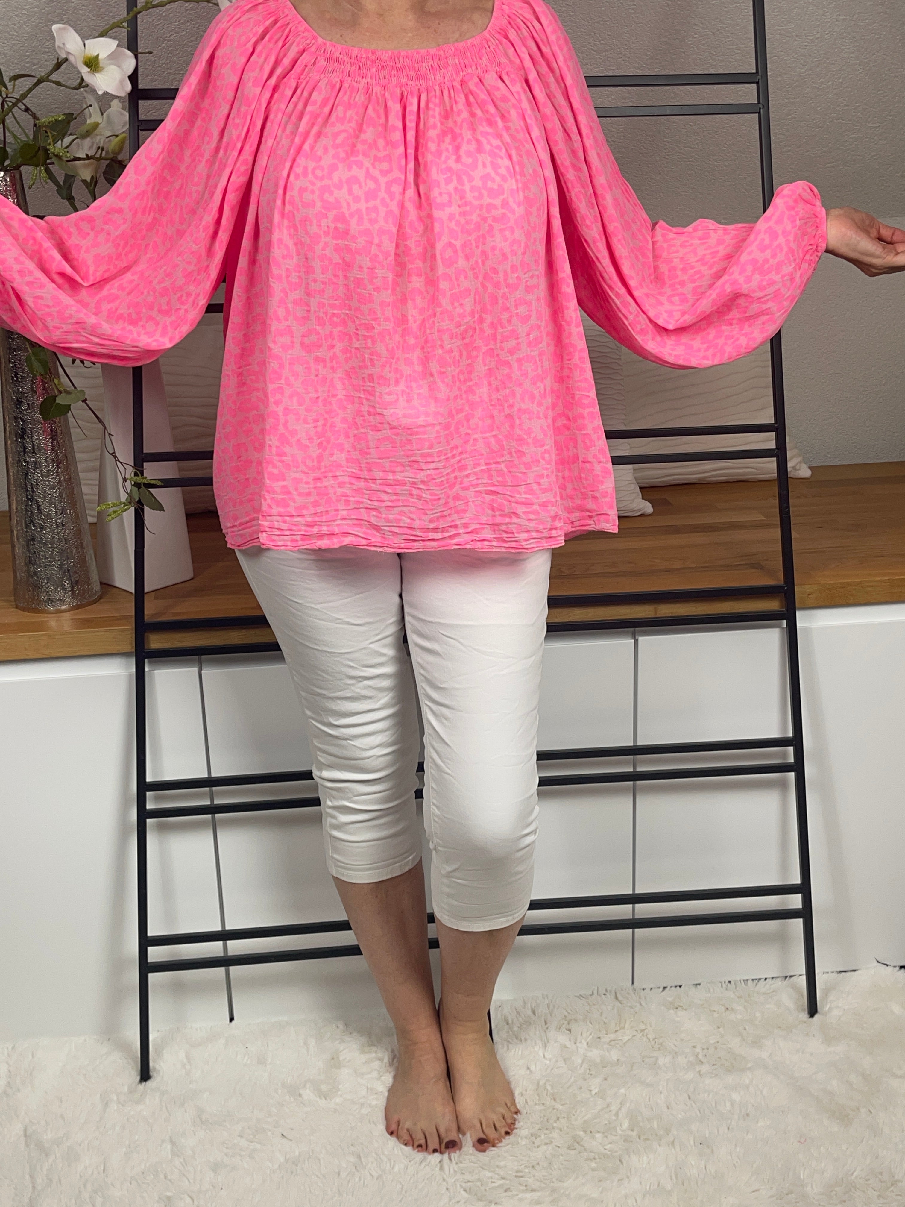 !!!!KEINE RETOURE MÖGLICH !!!!Damen Tunika mit „Animal Print“ Einheitsgrösse Gr. 38 - 44 in 4 Farben