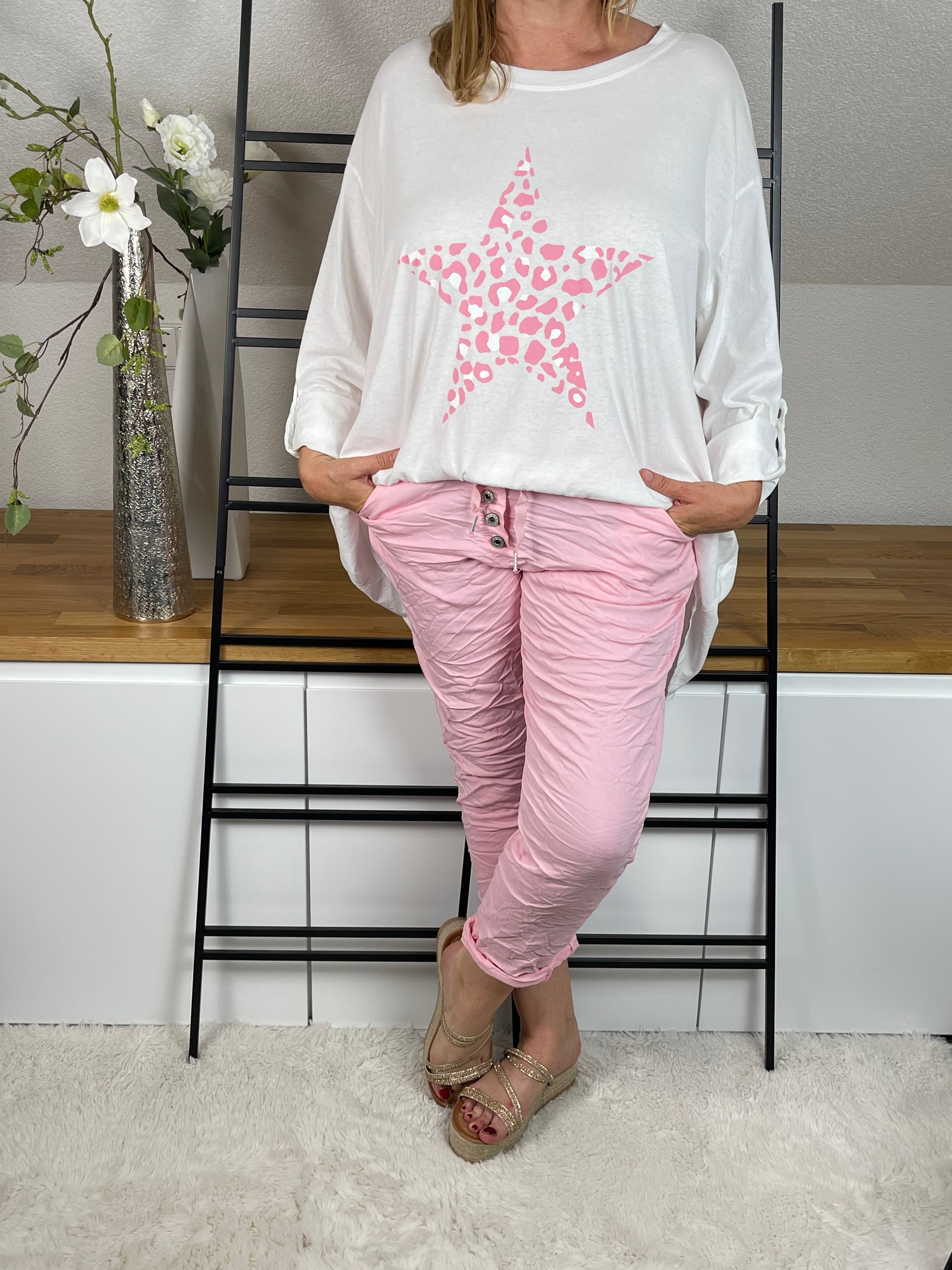 !!!!Keine RETOURE MÖGLICH!!! Shirt „Stern“ Einheitsgrösse Gr. 42 - 48+