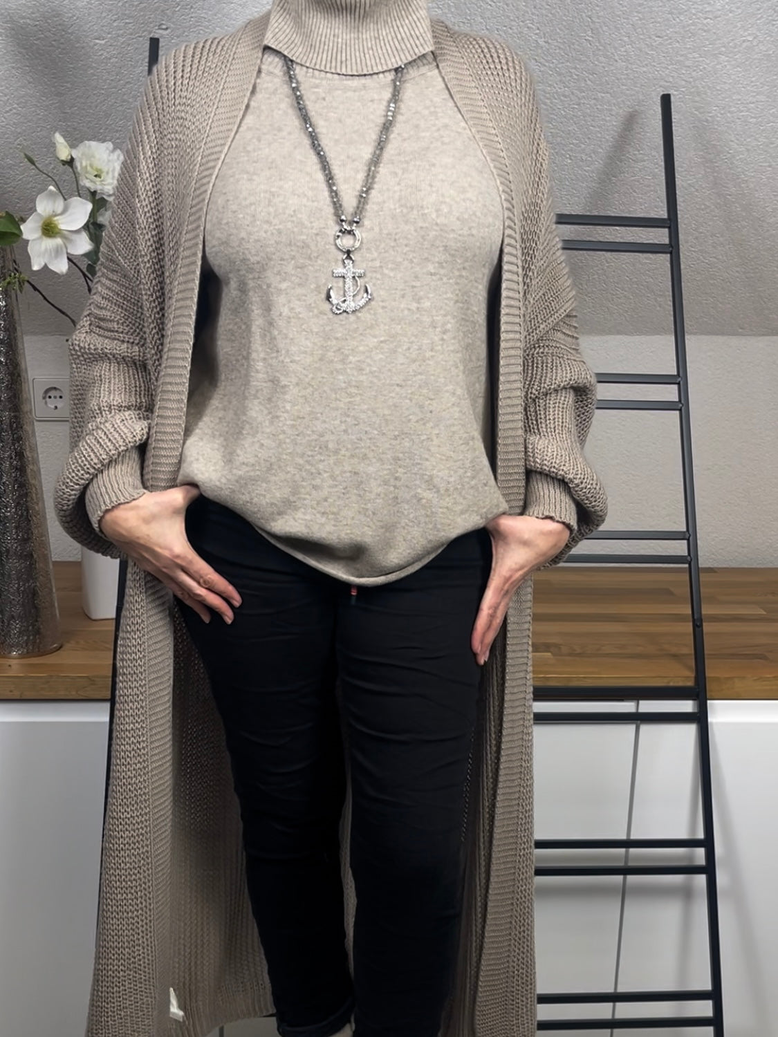 !!!!KEINE RETOURE MÖGLICH!!!! 
Damen - Rollkragenpullover „Warmup“ Einheitsgrösse