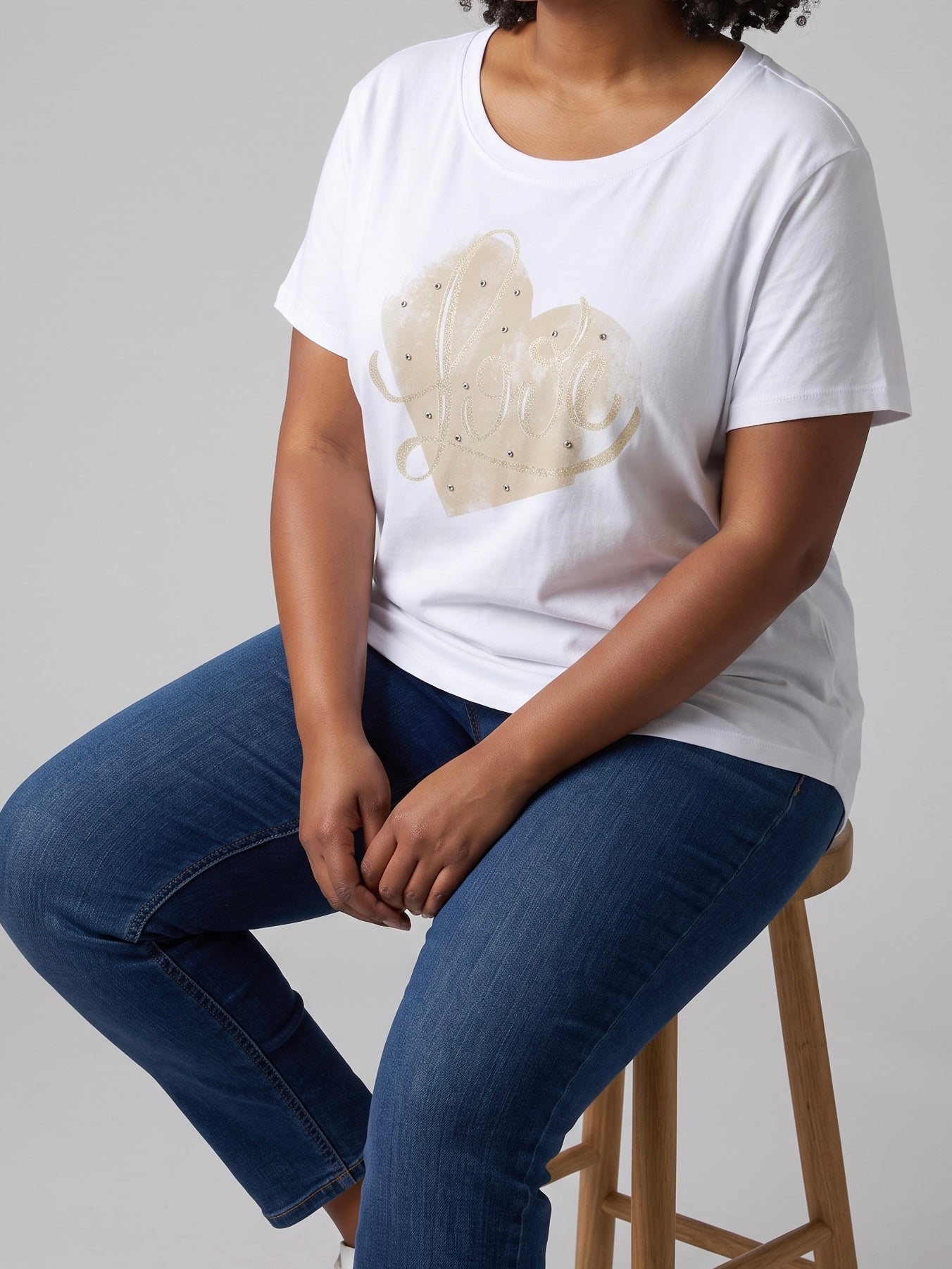 T - Shirt „Love“ Einheitsgrösse Gr. 38 - 44