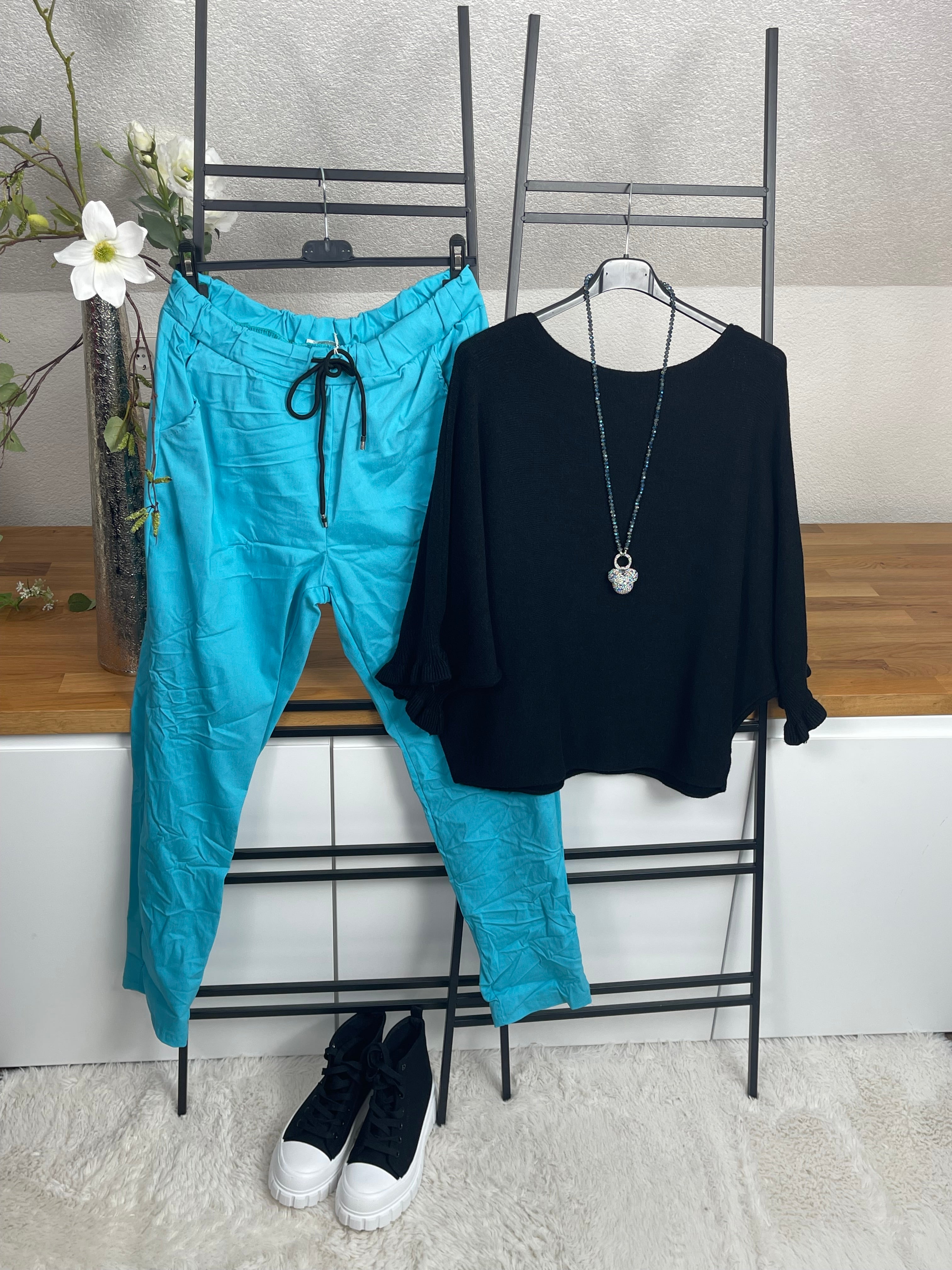 !!!!KEINE RETOURE MÖGLICH!!!! Jogpant „Basic“ Einheitsgröße Gr. 44 - 48+ in zehn Farben