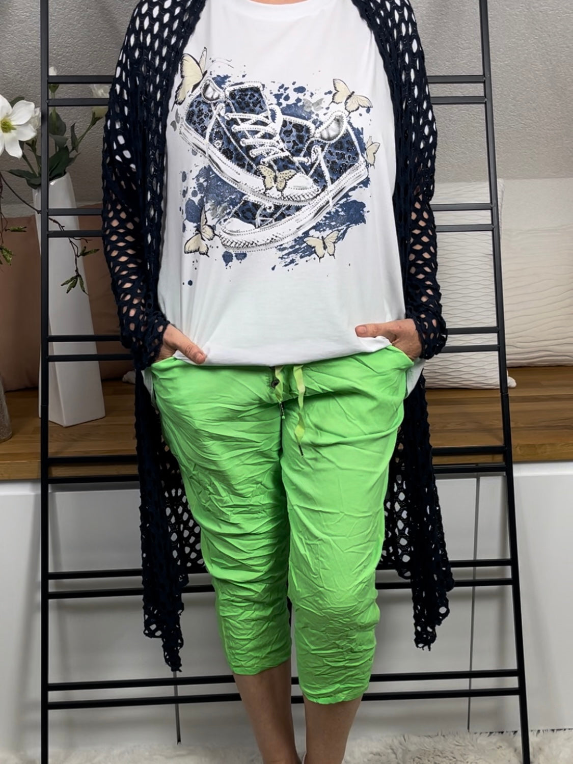 !!!!KEINE RETOURE MÖGLICH!!!! Cardigan „Lochi“ Einheitsgrösse Gr. 36 - 44/46