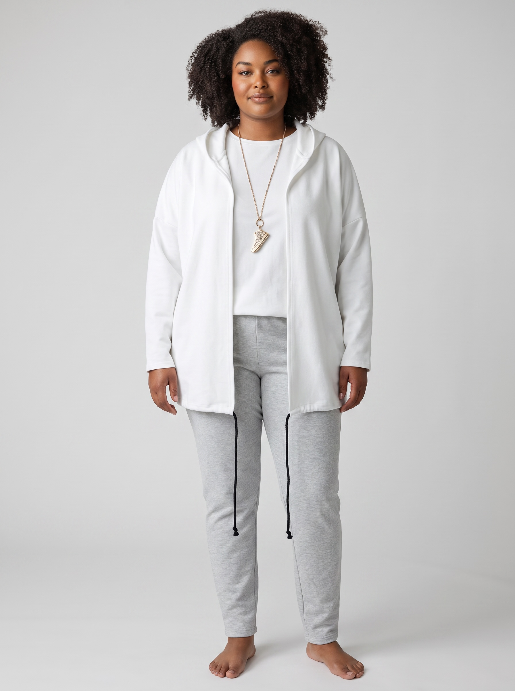 „Fluffi“ Sweat - Jacke in 3 Farben