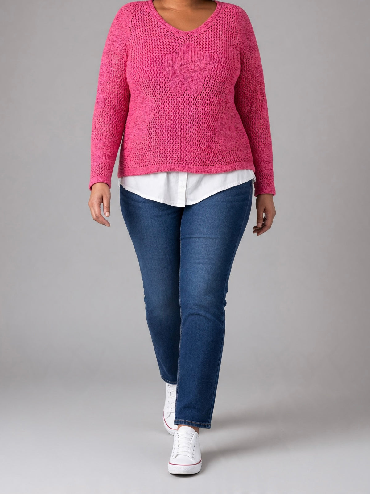 Pullover - Verlängerung  Einheitsgrösse Gr. 44 - 54 in 3 Farben