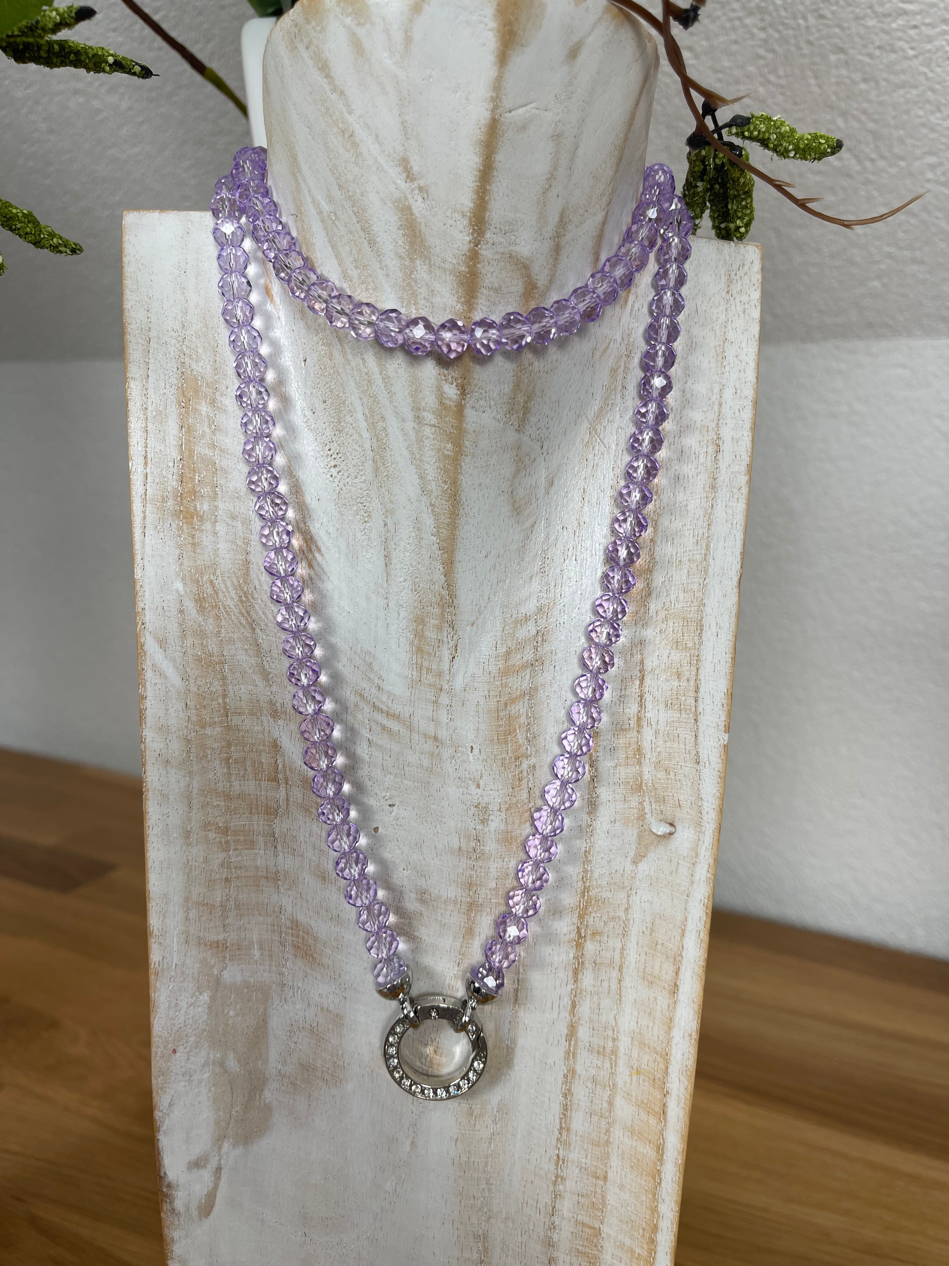 Vario - Perlen - Kette ca. 80 cm verschiedene Farben