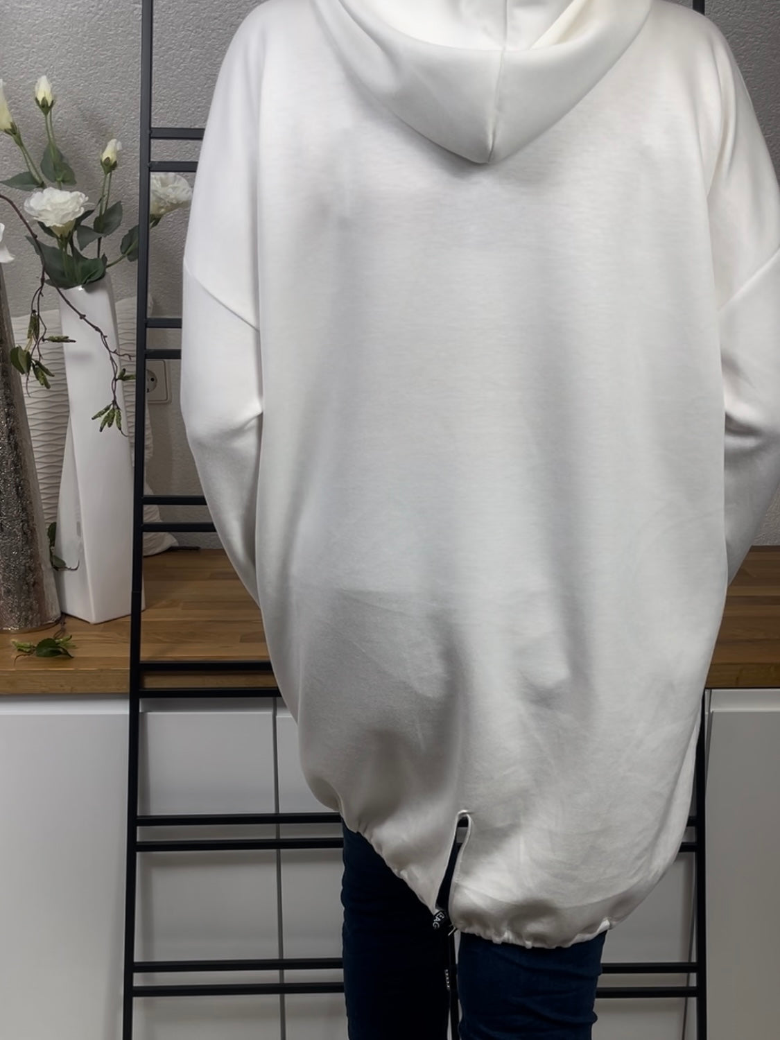 Damen - Fluffi - Hoodie „Minney“ Einheitsgrösse Gr. 40 - 48 in 5 Farben