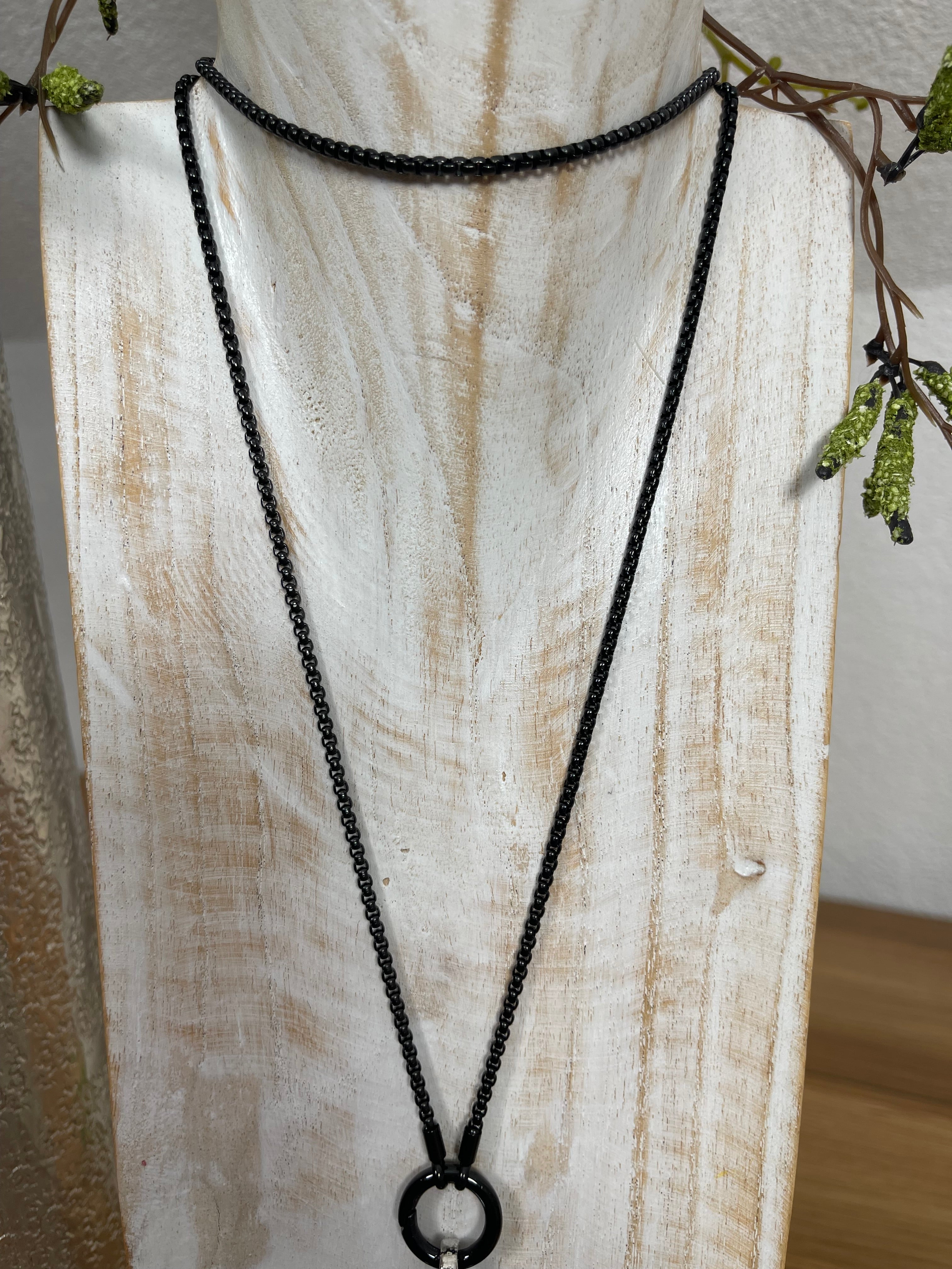 Vario - Perlen - Kette ca. 80 cm verschiedene Farben