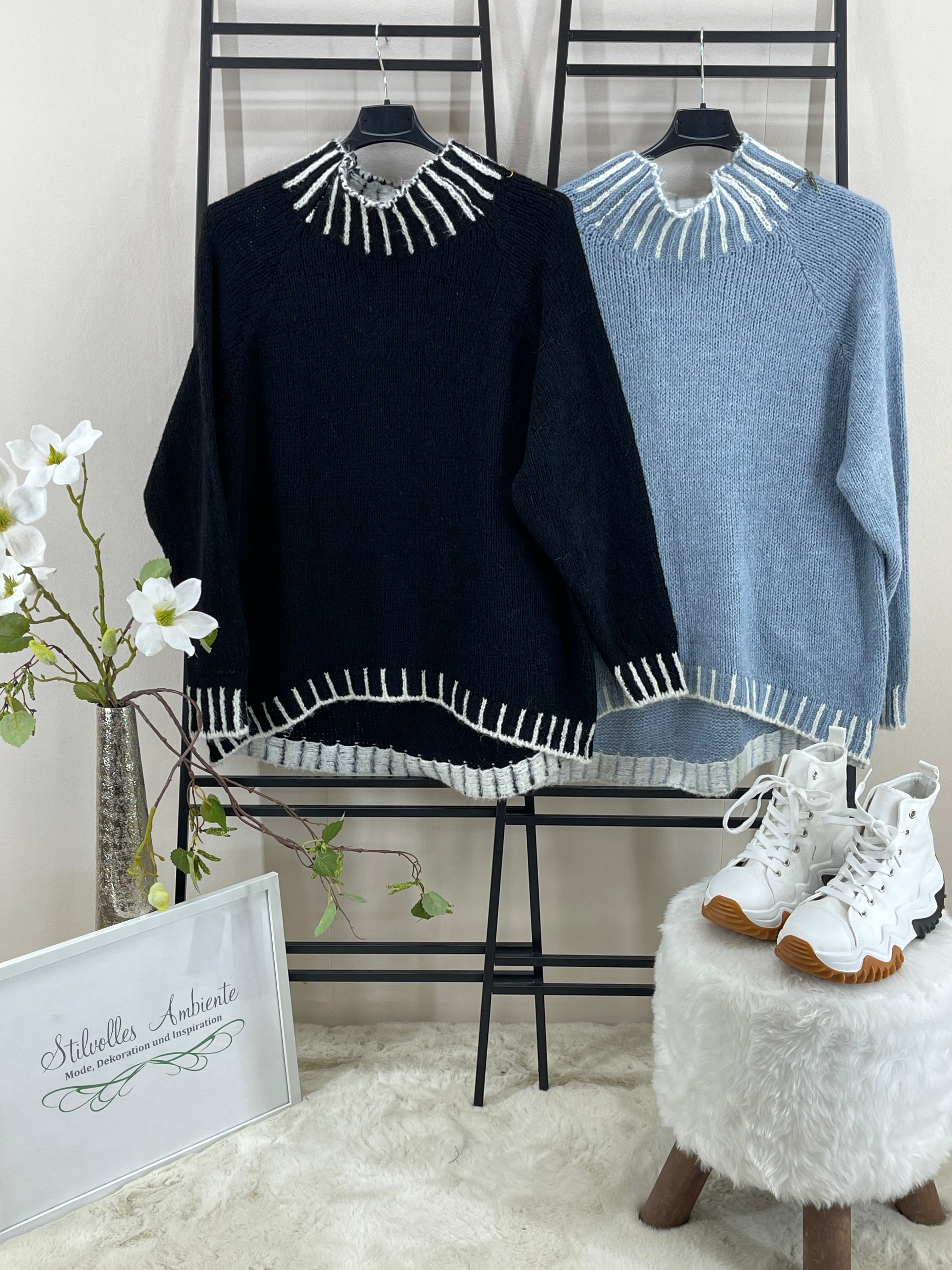 Damen Strick - Pullover Einheitsgröße Gr. 36 - 42 in vielen Farben