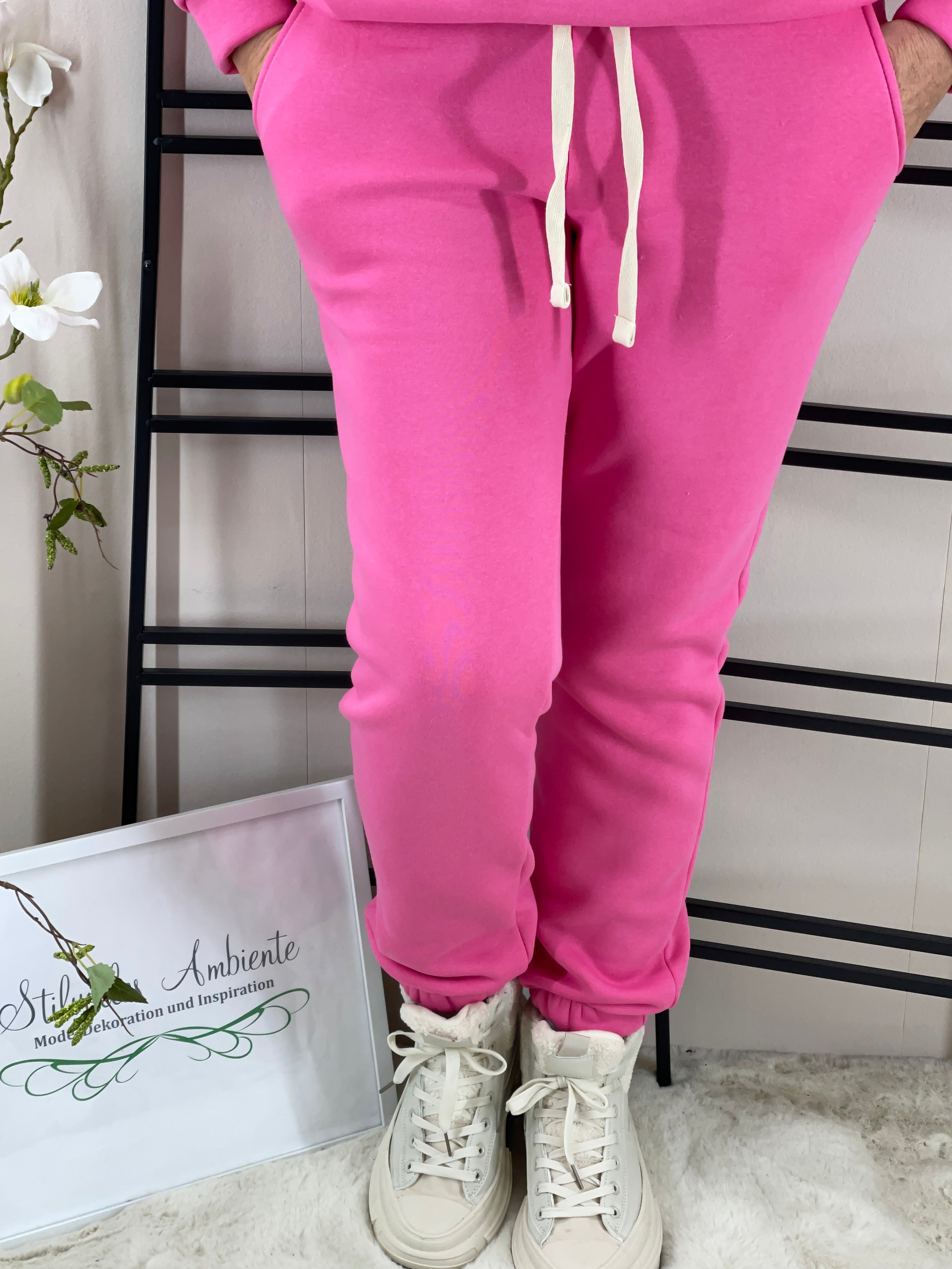 2 tlg. Kombi „Smile“  Einheitsgröße Gr. 36 - 42 in 5 Farben