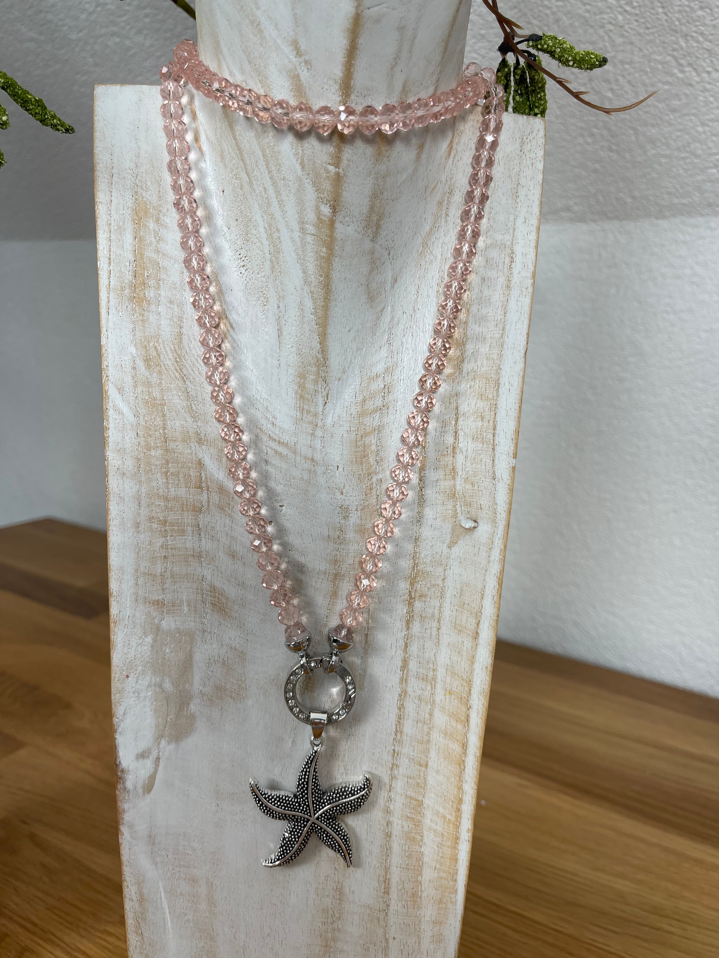 Vario - Perlen - Kette ca. 80 cm verschiedene Farben