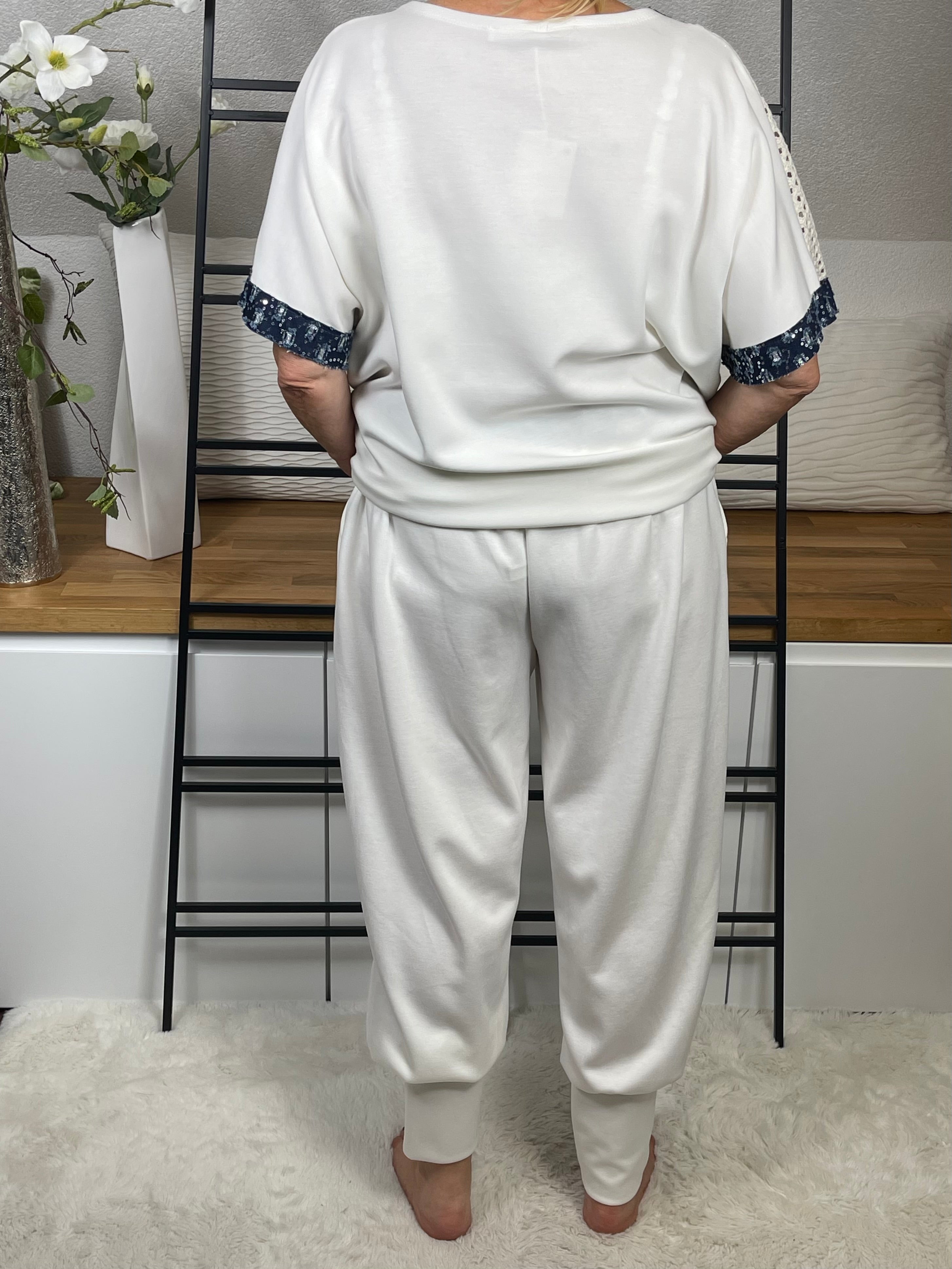 Damen Jogpant „Fluffi - Elegance“ Einheitsgrösse Gr. 42/44 - 50/52 in 2 Varianten