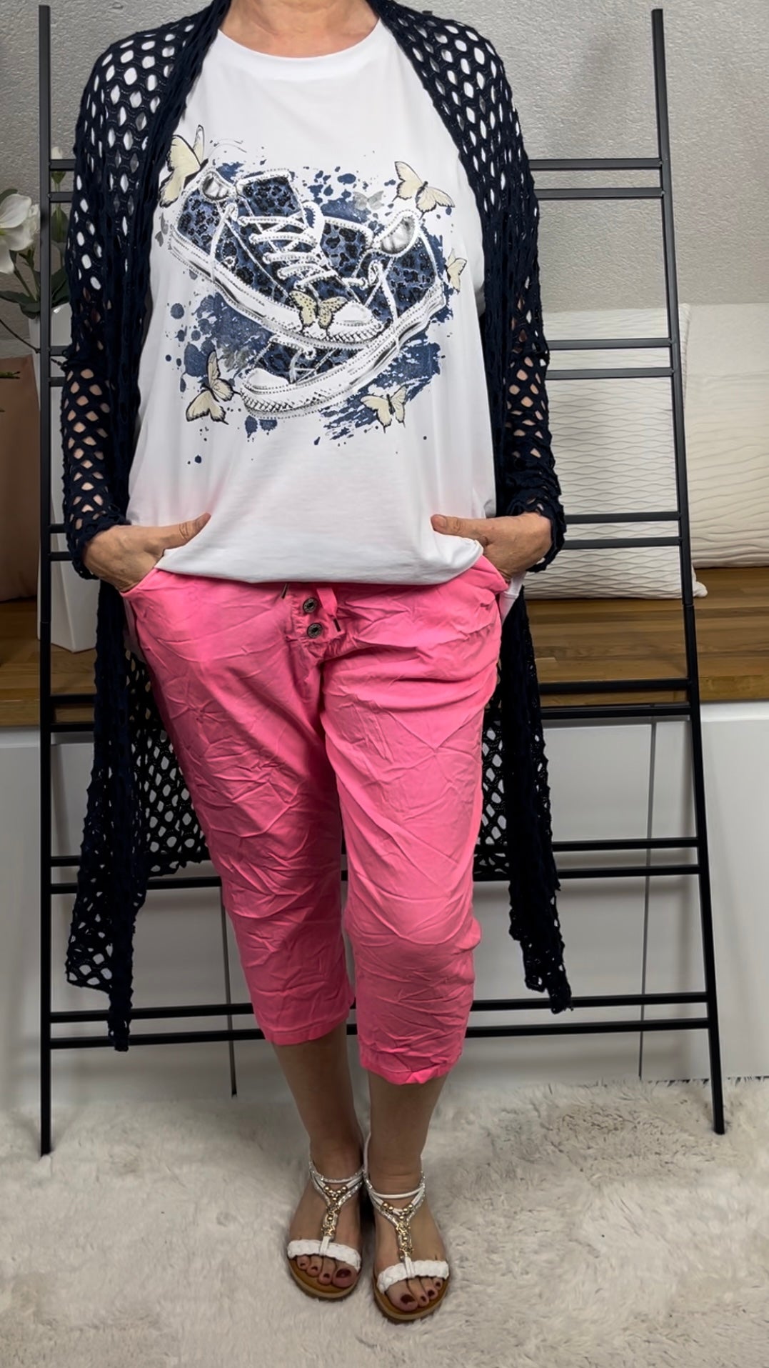 !!!!KEINE RETOURE MÖGLICH!!!! Cardigan „Lochi“ Einheitsgrösse Gr. 36 - 44/46