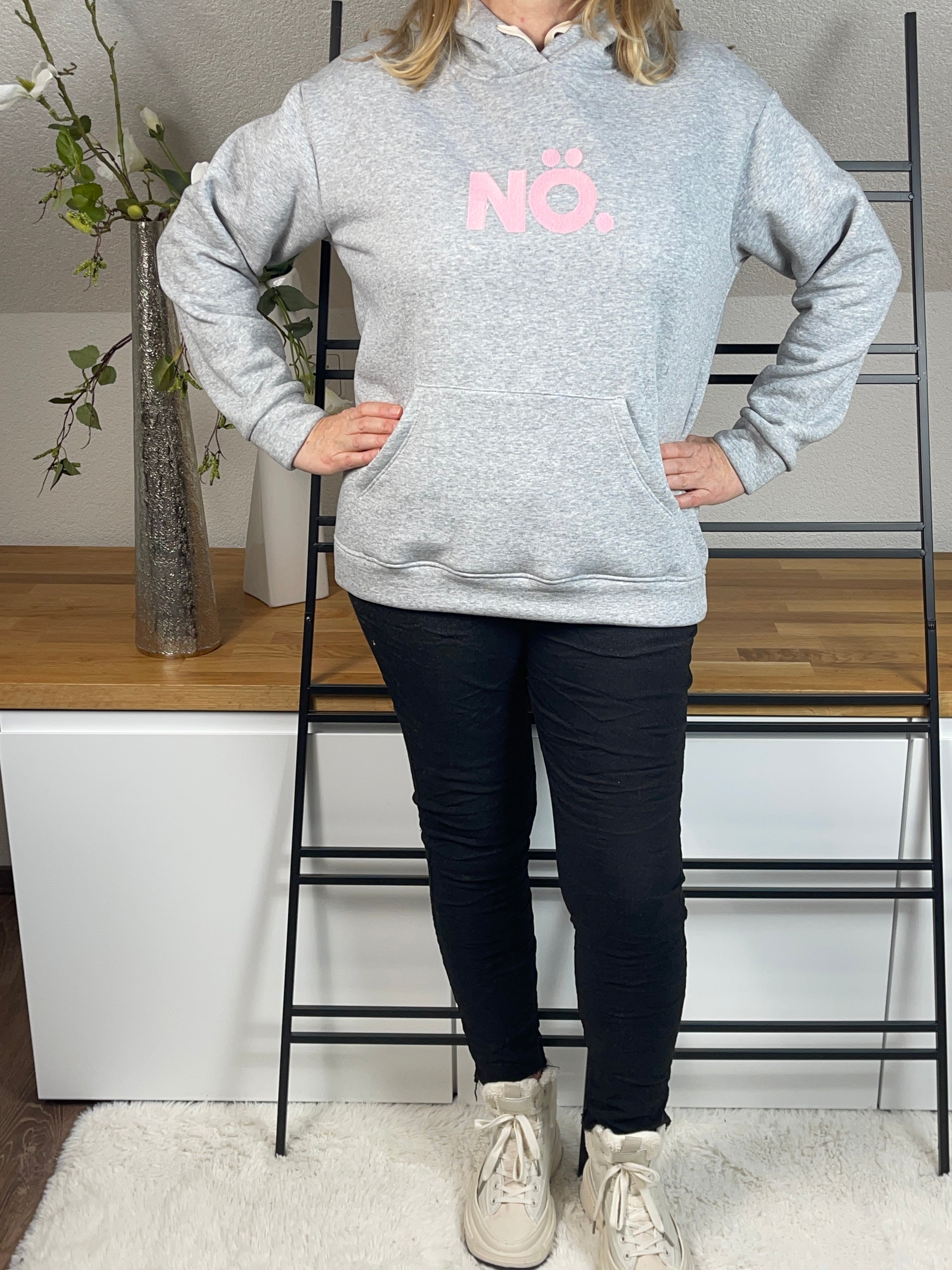 !!!!Keine RETOURE MÖGLICH!!! Hoodie  „Nö“ Einheitsgrösse Gr. 36 - 42