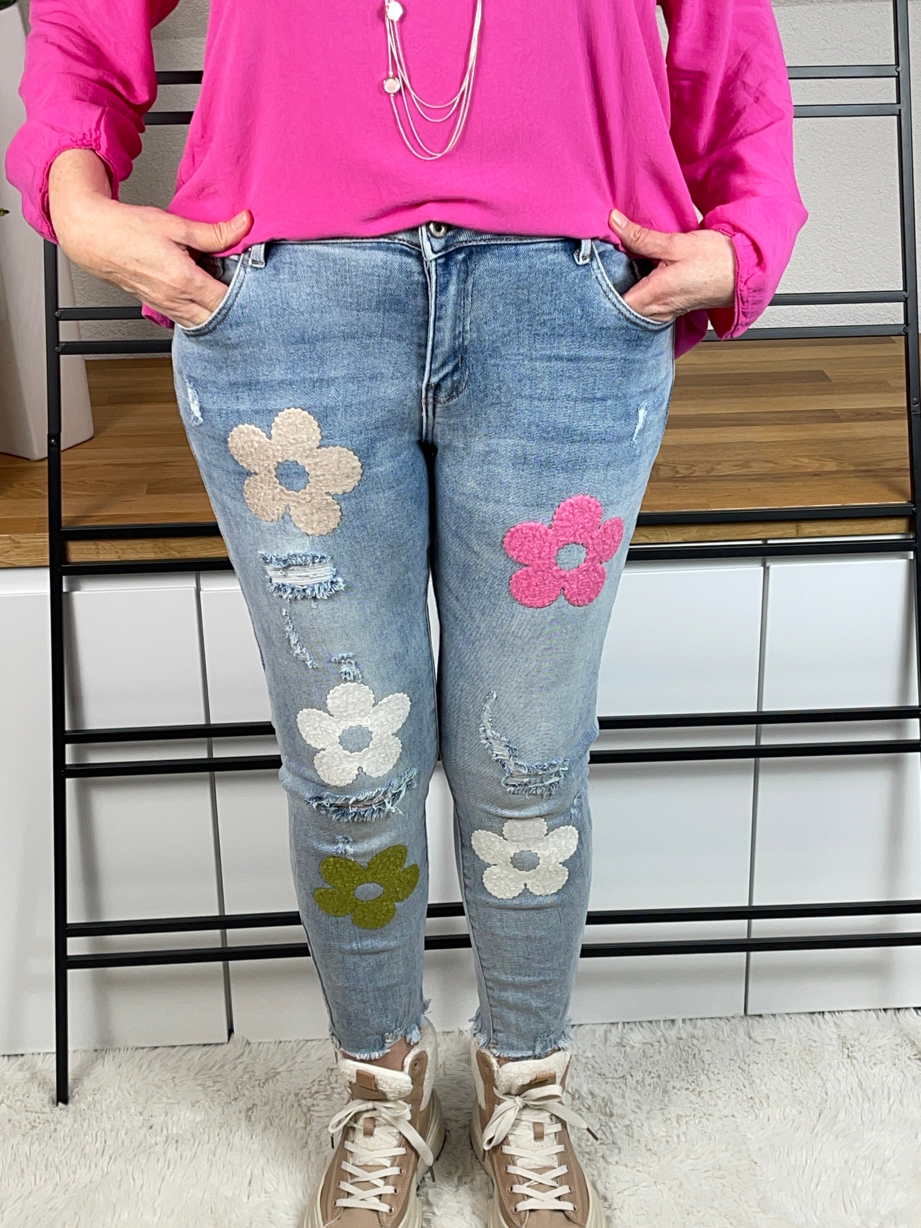 !!!!KEINE RETOURE MÖGLICH!!!! 
Jeans „Fleur“ Gr. 34 - 42