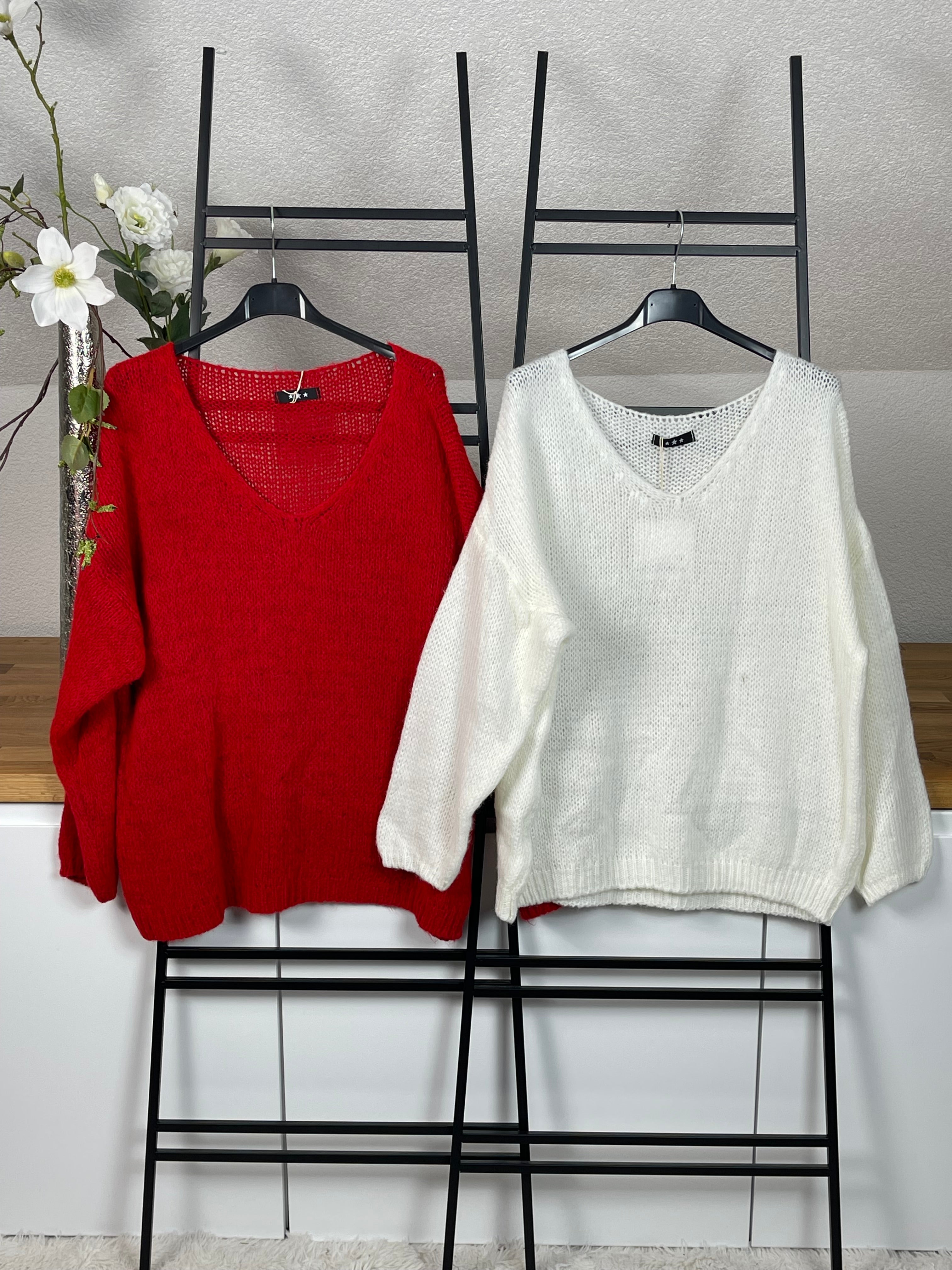 !!!!KEINE RETOURE MÖGLICH!!!! 
Pullover „Basic“ Einheitsgrösse Gr. 36 - 44