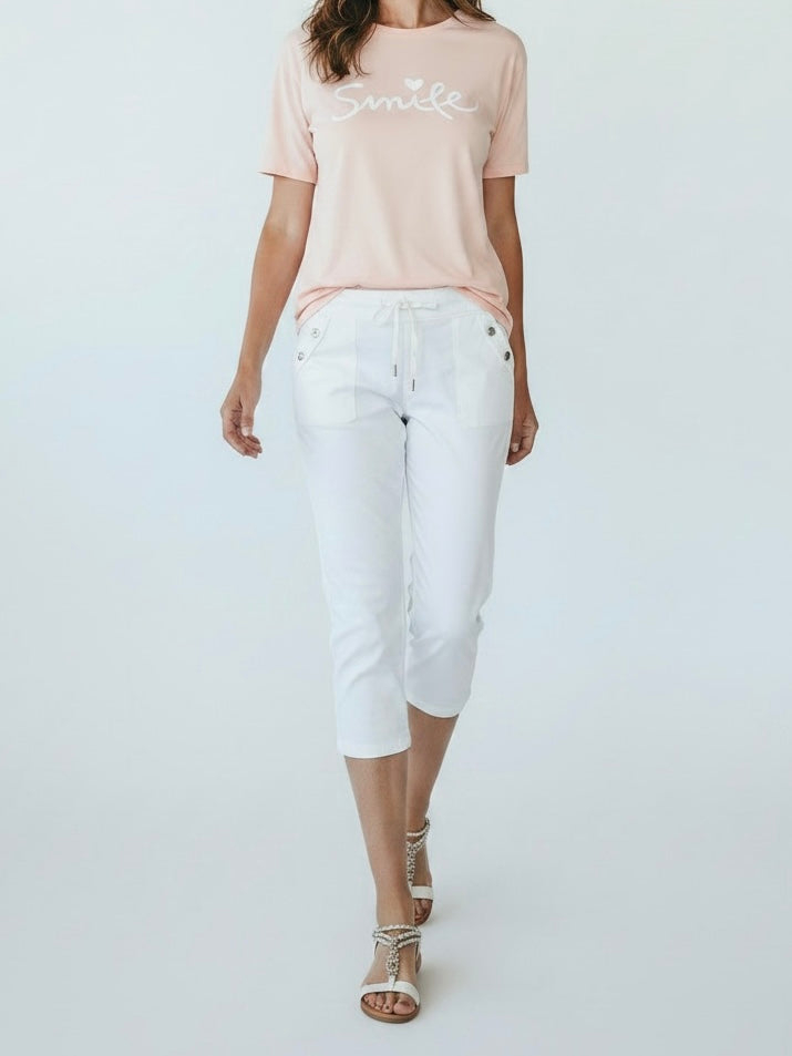 T - Shirt „Smile“ in 5 Farben