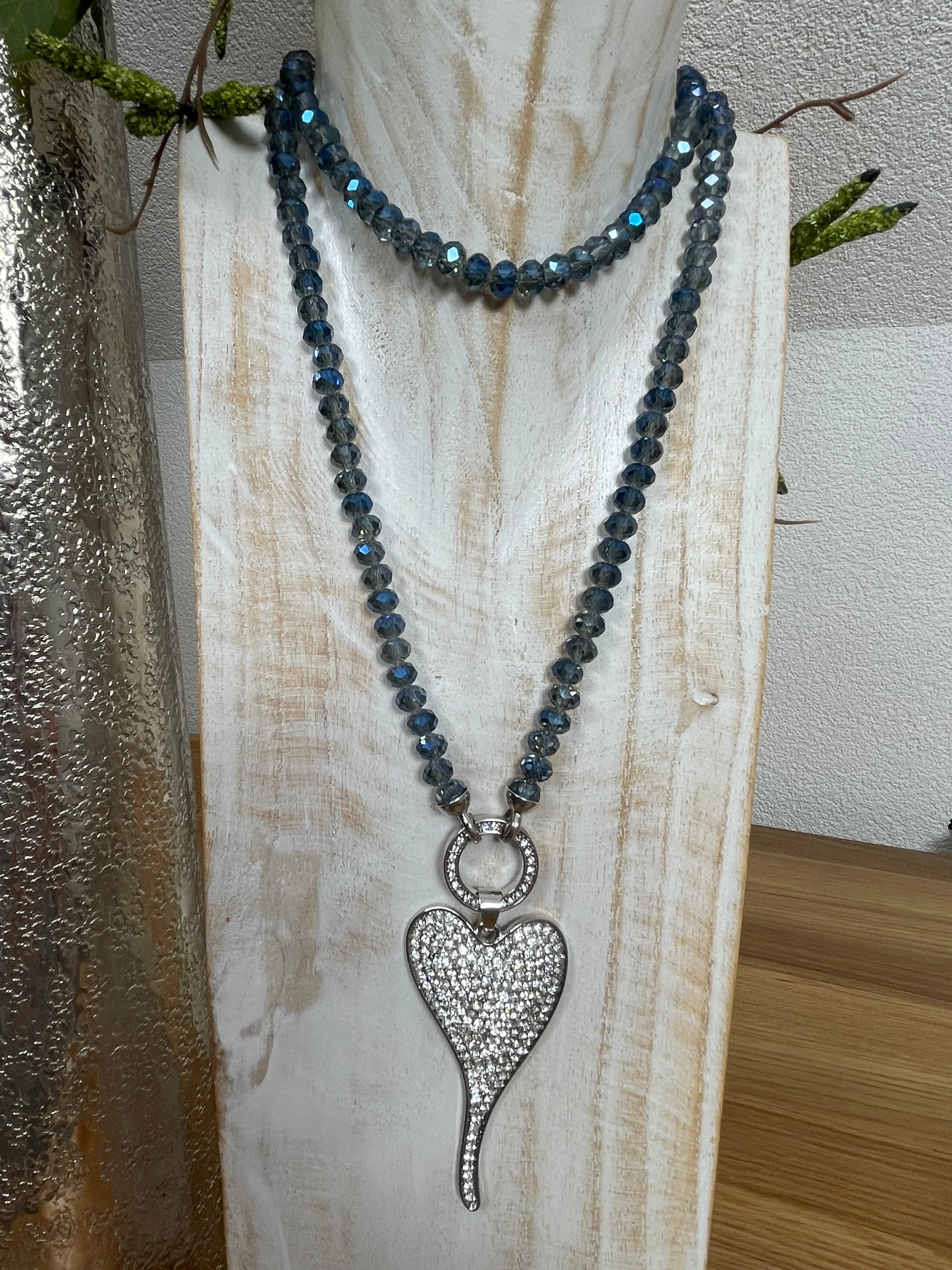 Vario - Perlen - Kette ca. 80 cm verschiedene Farben