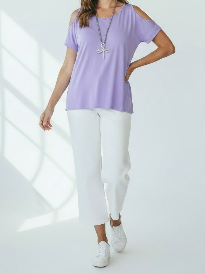 Schickes Shirt „Off Shoulder“ in 3 Farben