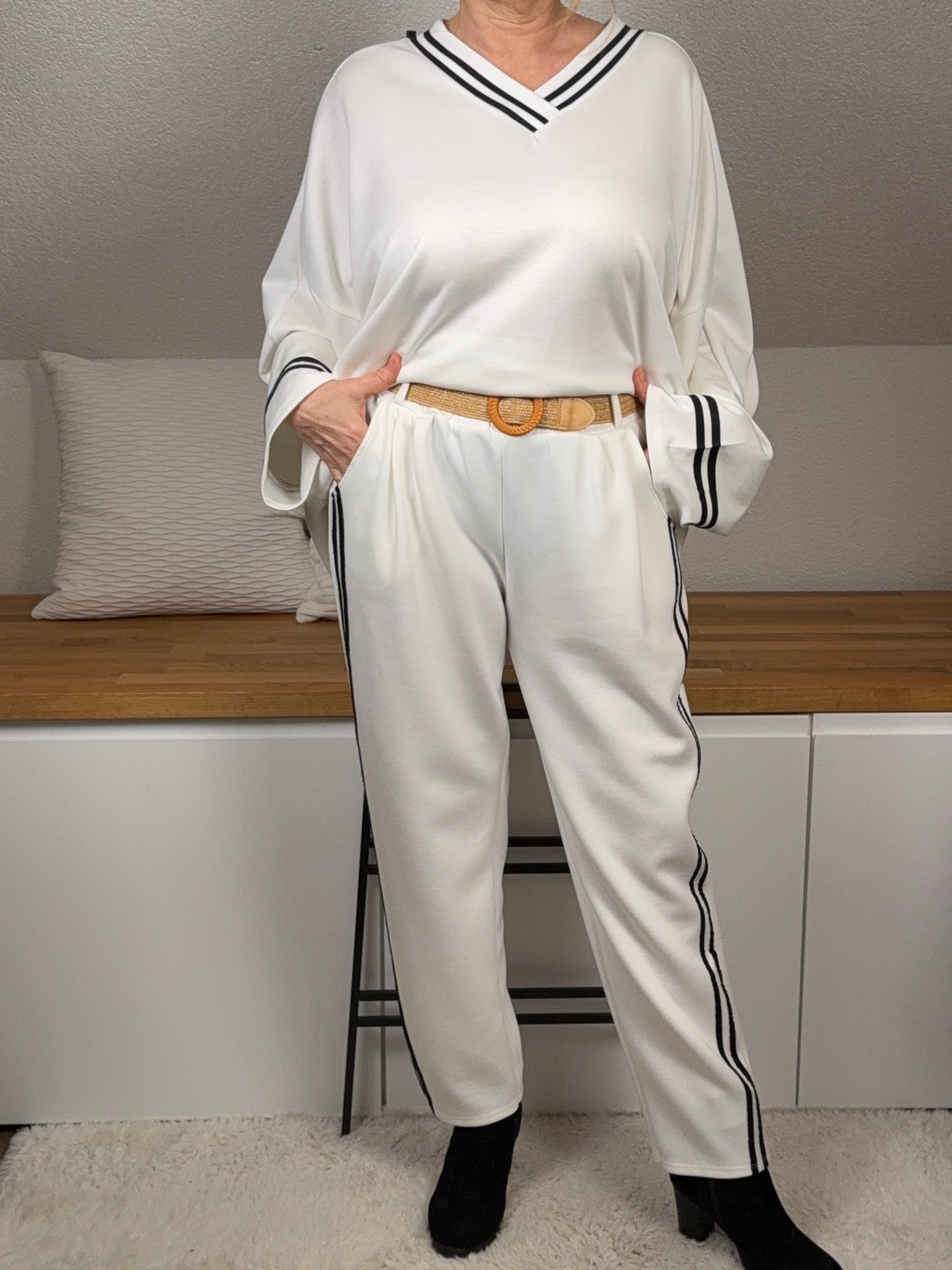 V-Pullover „Fluffi“ Einheitsgröße Gr. 46 - 52 in 3 Farben