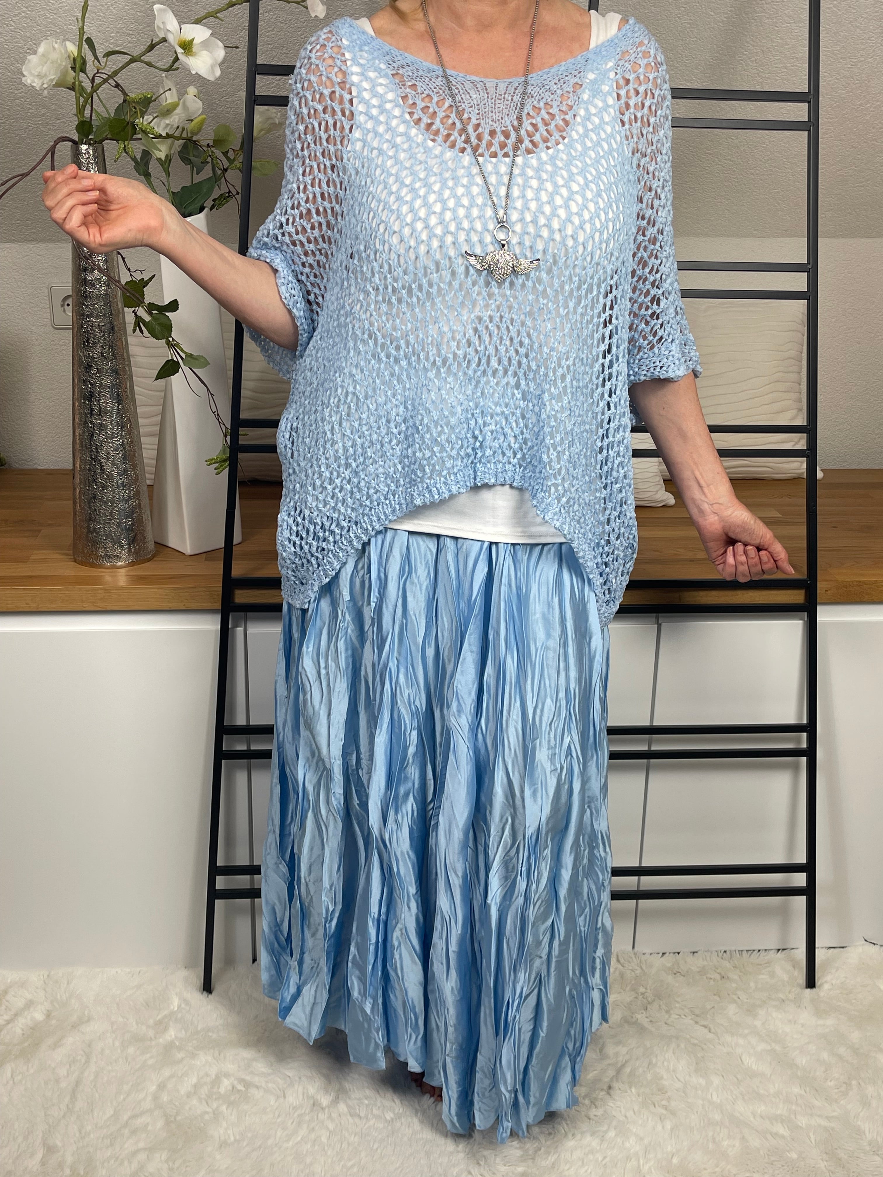 !!!!KEINE RETOURE MÖGLICH!!!! Damen „Crinkle“ Rock Einheitsgrösse Gr. 36 - 40 in 3 Farben