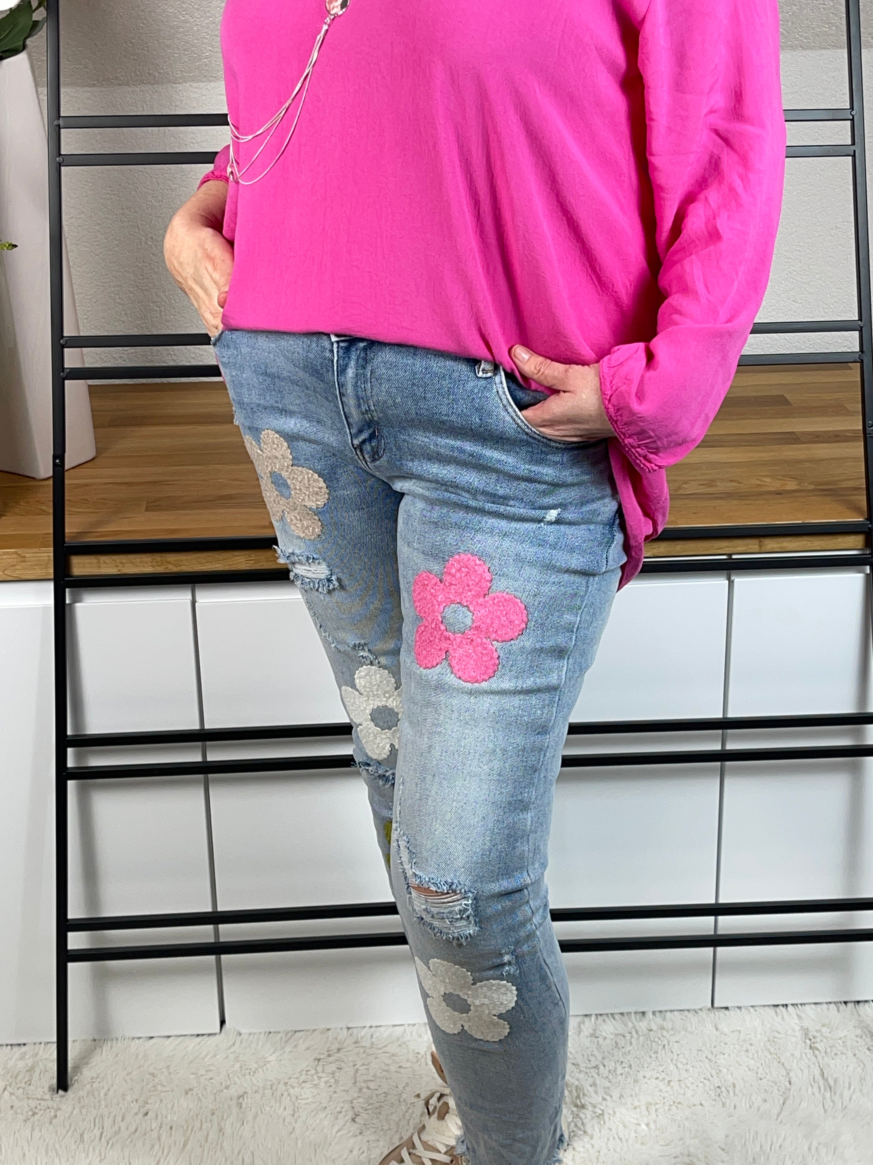 !!!!KEINE RETOURE MÖGLICH!!!! 
Jeans „Fleur“ Gr. 34 - 42