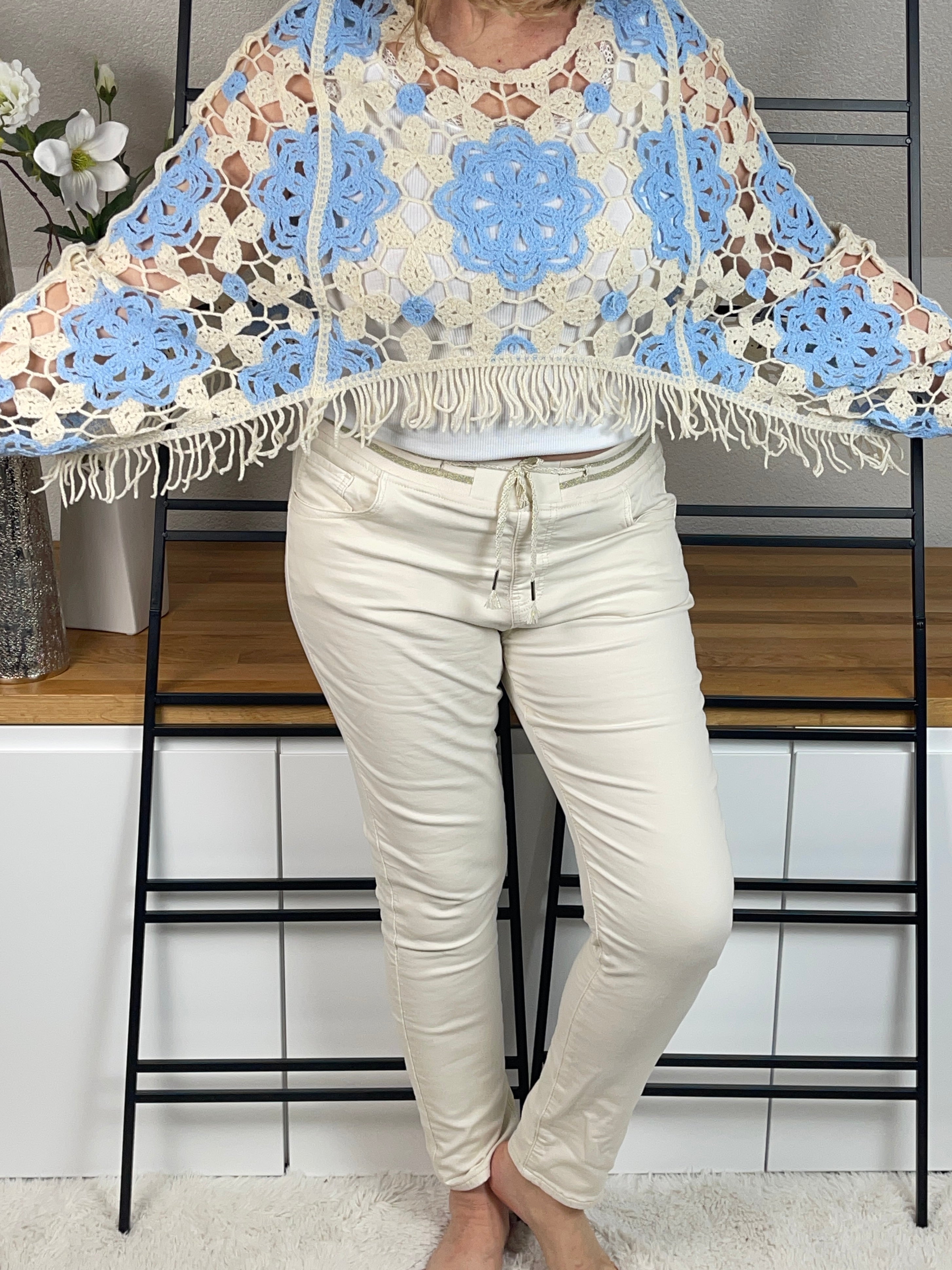 !!!!KEINE RETOURE MÖGLICH!!!!Jeans - Jogpant „Joggi“ Einheitsgrösse Gr. 36 - 44 in 3 Farben