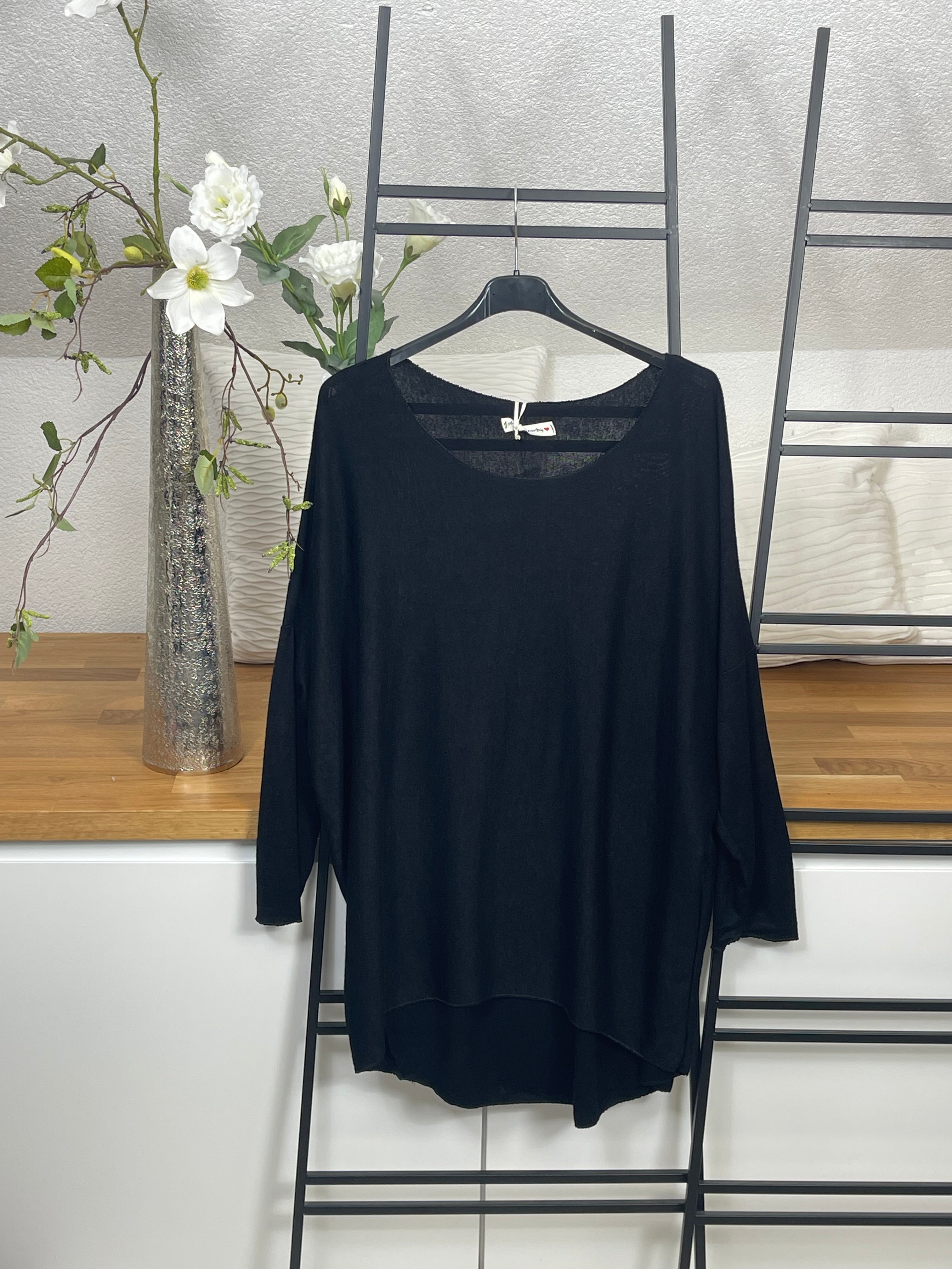 Damen - Feinstrick - Pullover „Knuffi“ Einheitsgrösse Gr. 38 - 44 in 10 Farben