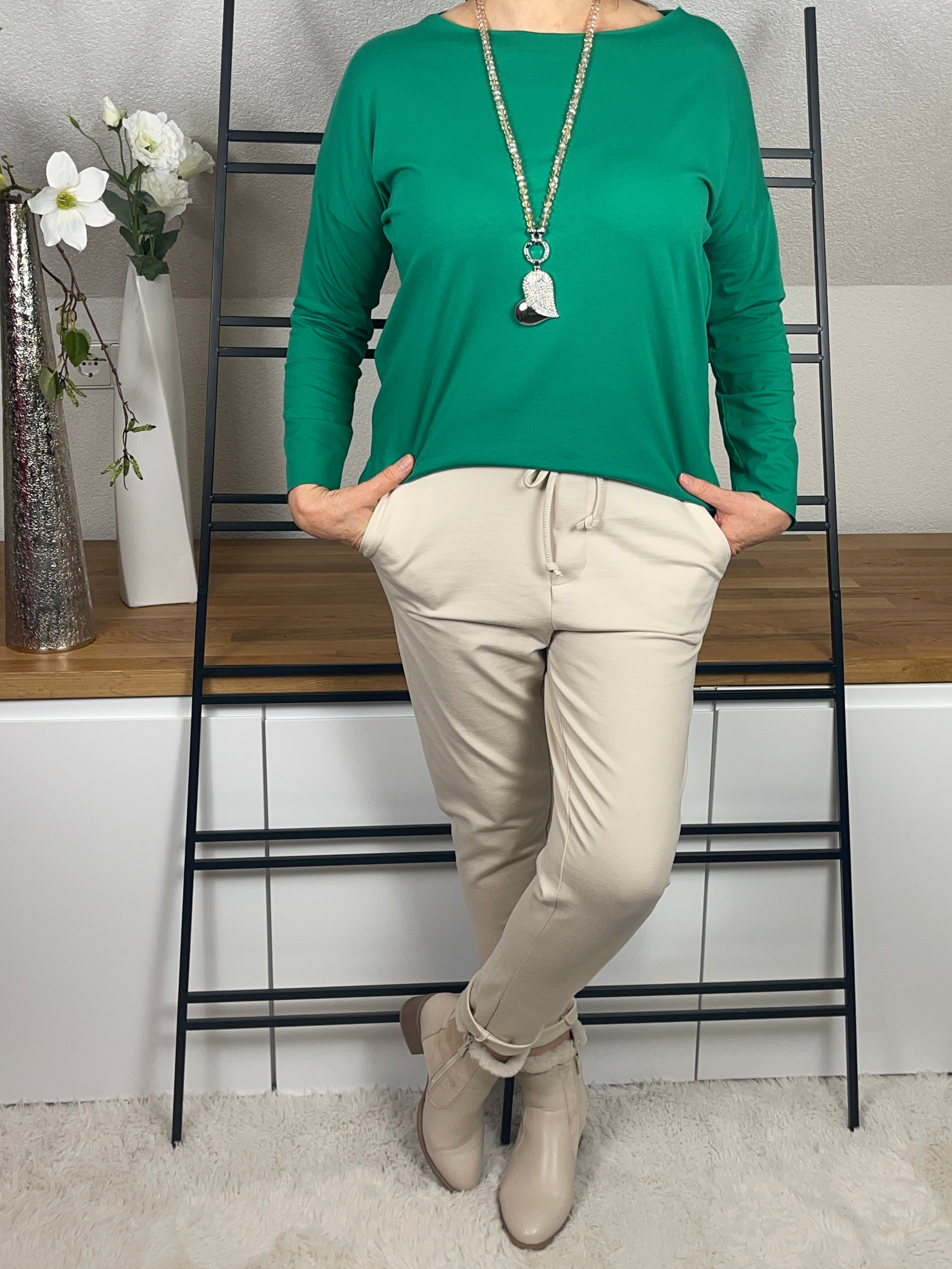 Damen - Jogpant - passend zum Hosenanzug „Tessa“ Grösse in hellbeige