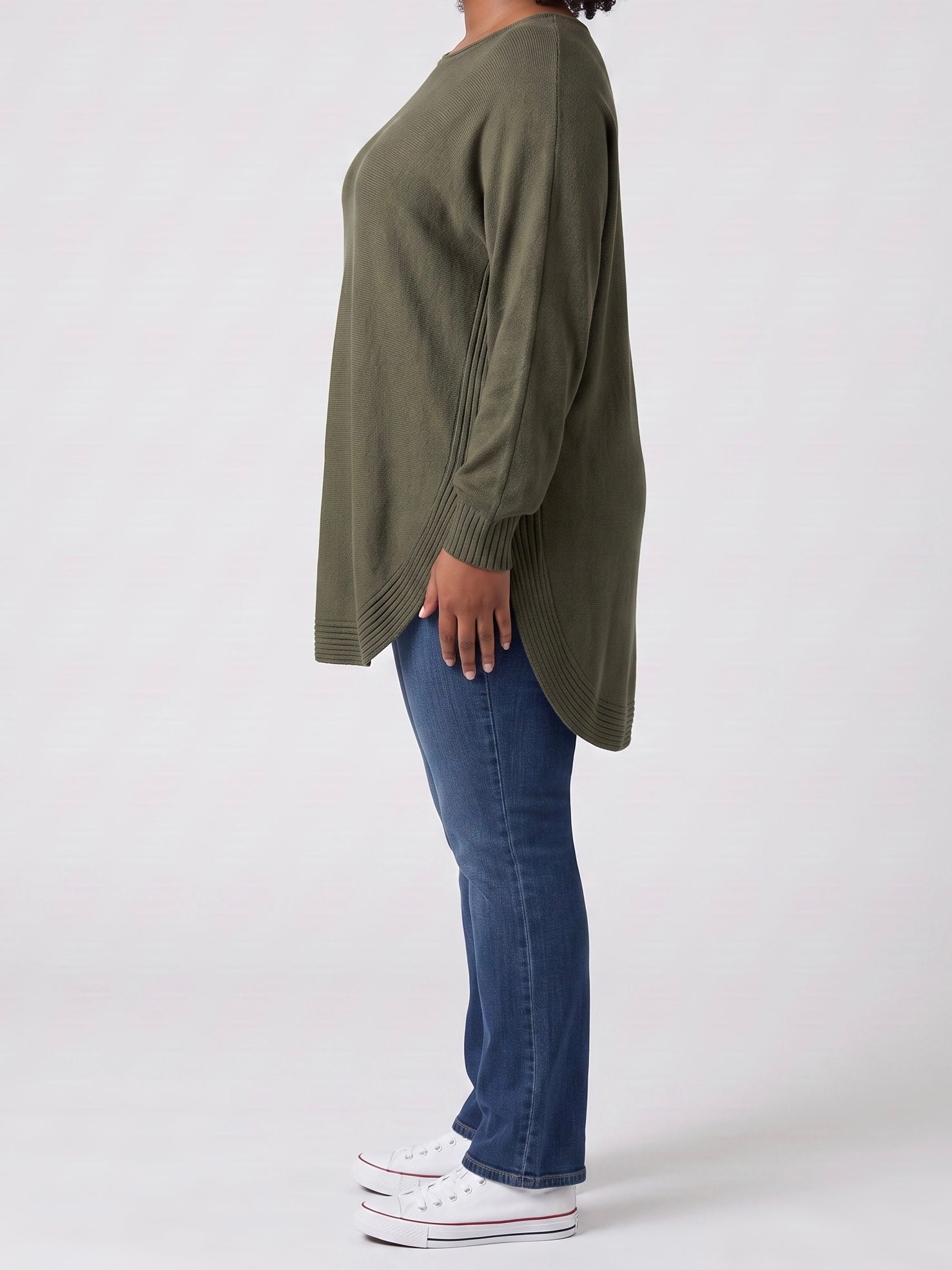 Hochwertiger Feinstrick  - Long - Pullover in 2 Farben