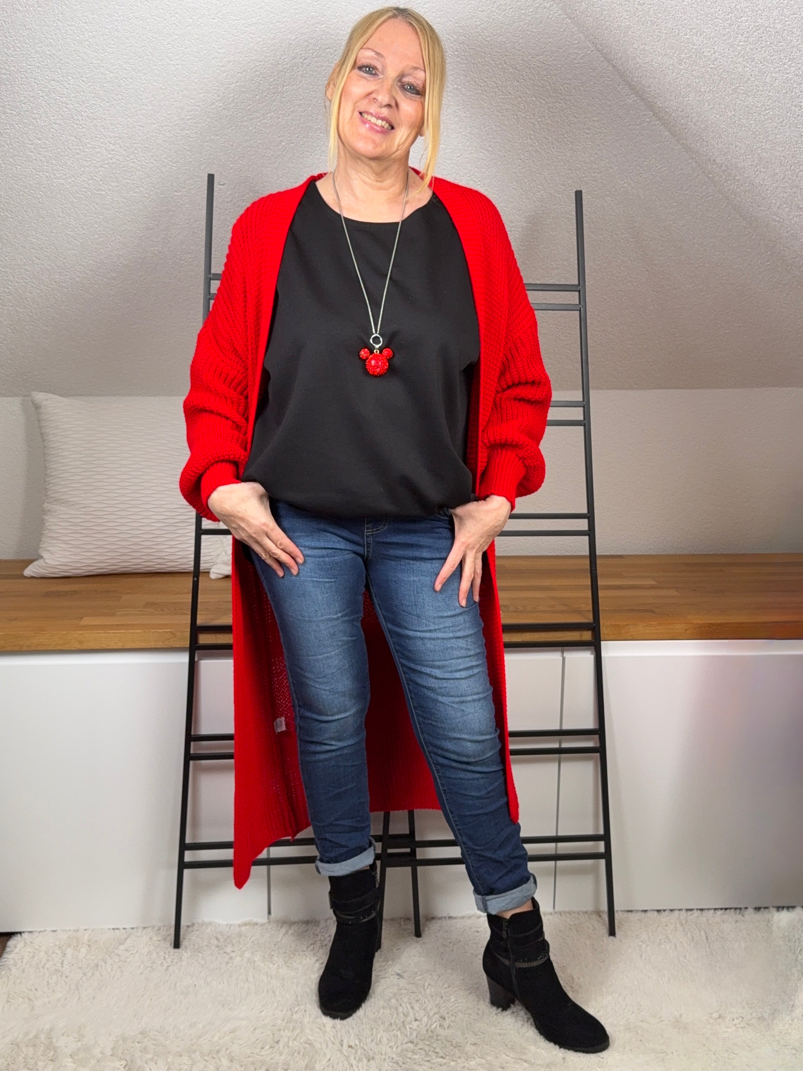 !!!KEINE RETOURE MÖGLICH !!! Strickmantel „Elise“ Einheitsgrösse Gr. 36 - 44/46