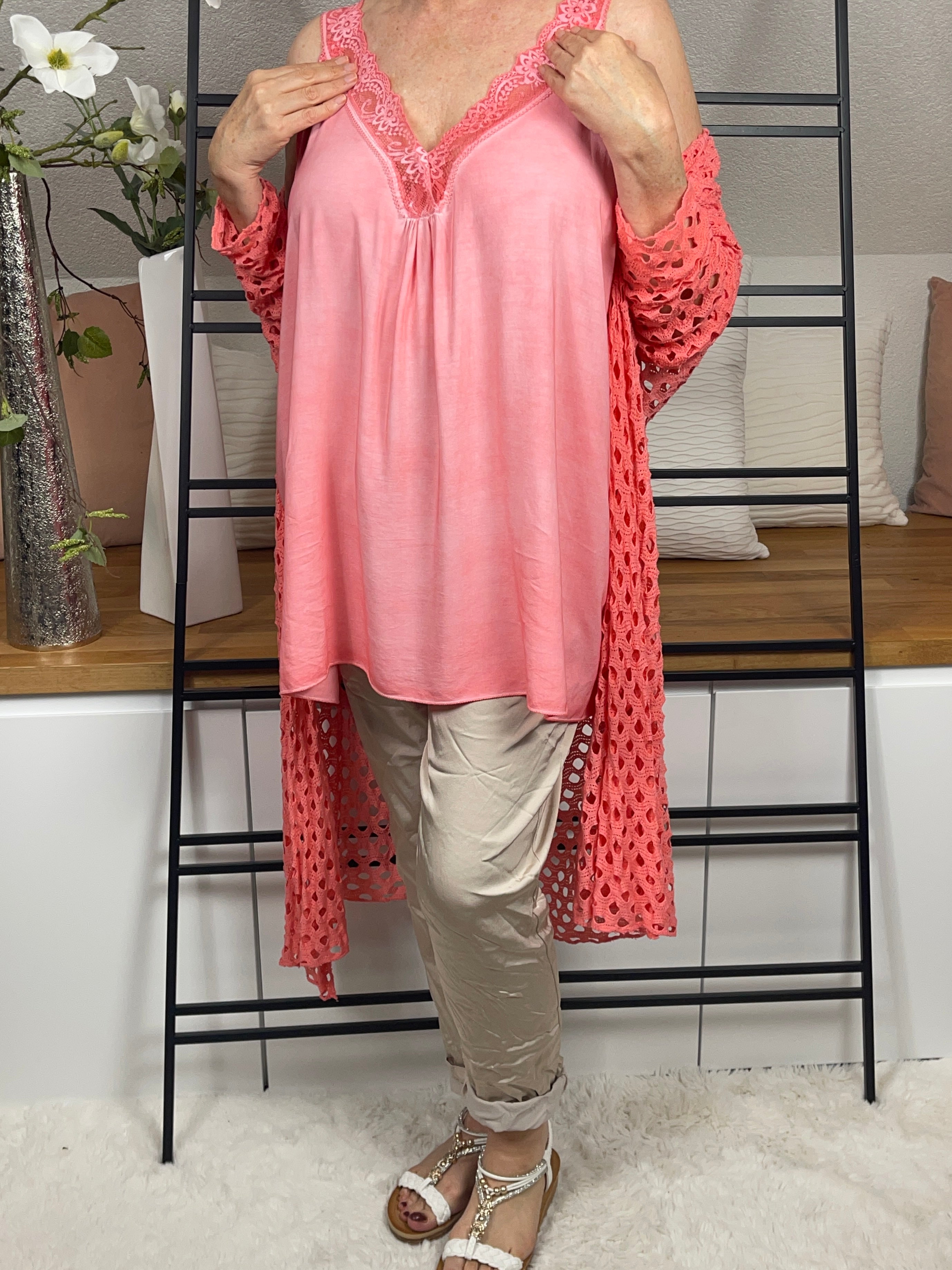 !!!!KEINE RETOURE MÖGLICH!!!! Cardigan „Lochi“ Einheitsgrösse Gr. 36 - 44/46