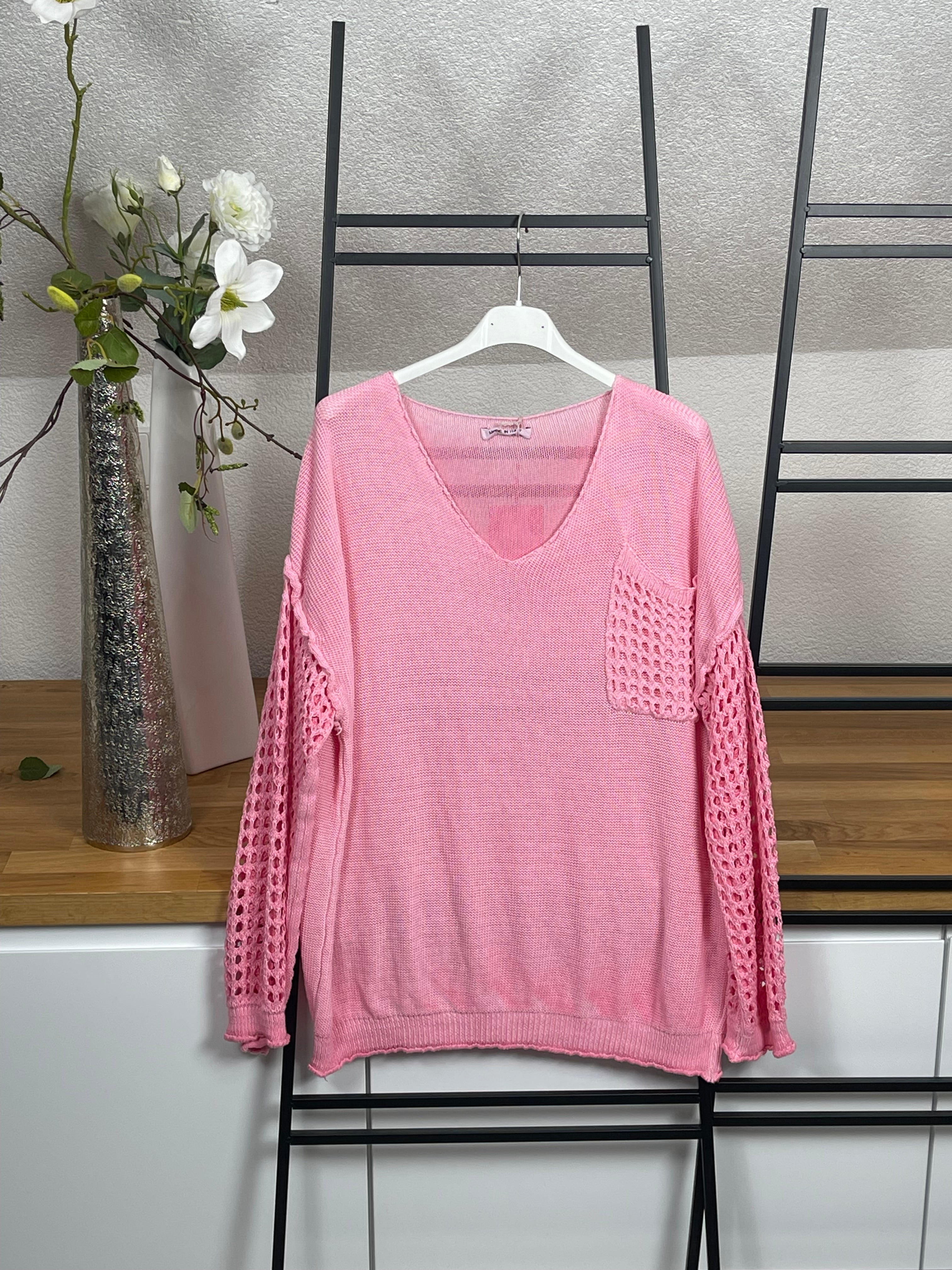 Damen - Pullover Einheitsgrösse Gr. 38 - 44 in 2 Farben