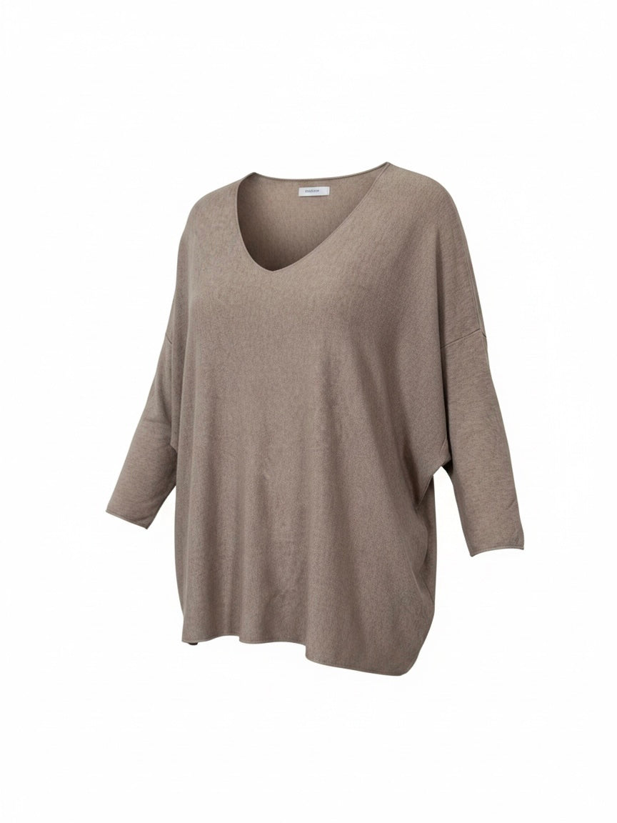 Filigraner V - Feinstrick - Pullover in vielen Farben
