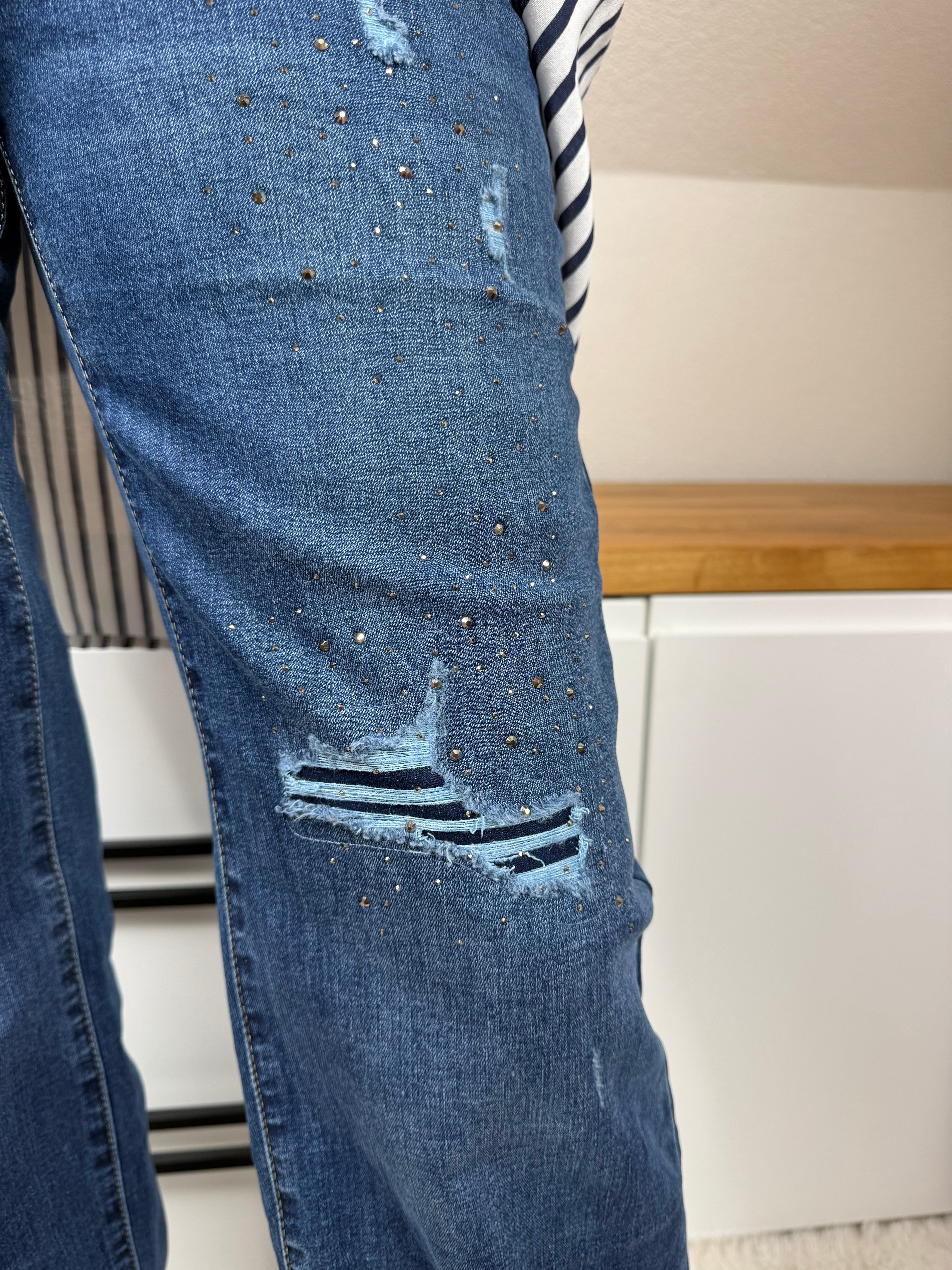 Damen Jeans „Wow“ Gr. 36 - 48 in blau