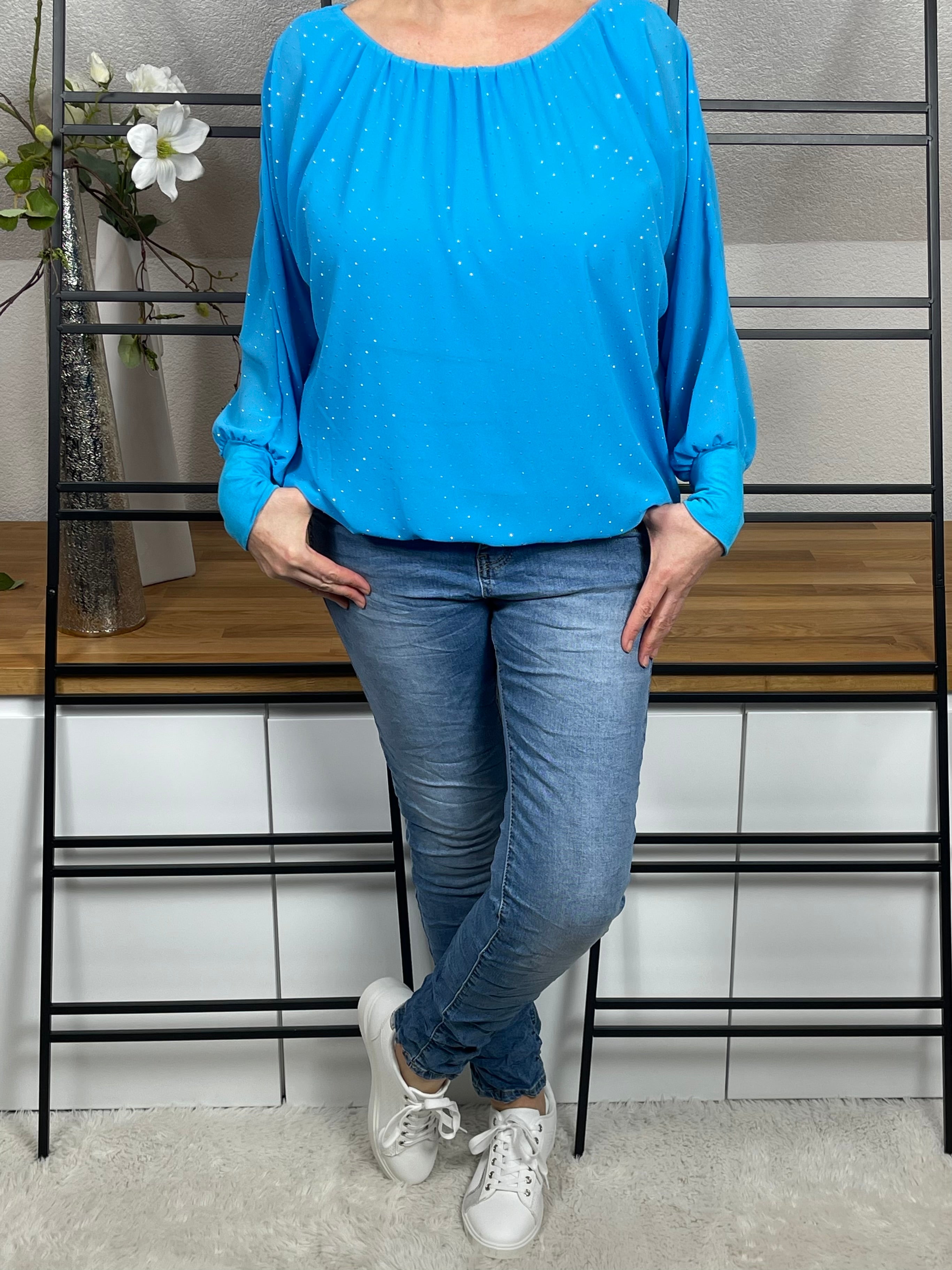 Damen - Jeans mit tollen Details Gr. 38 - 48