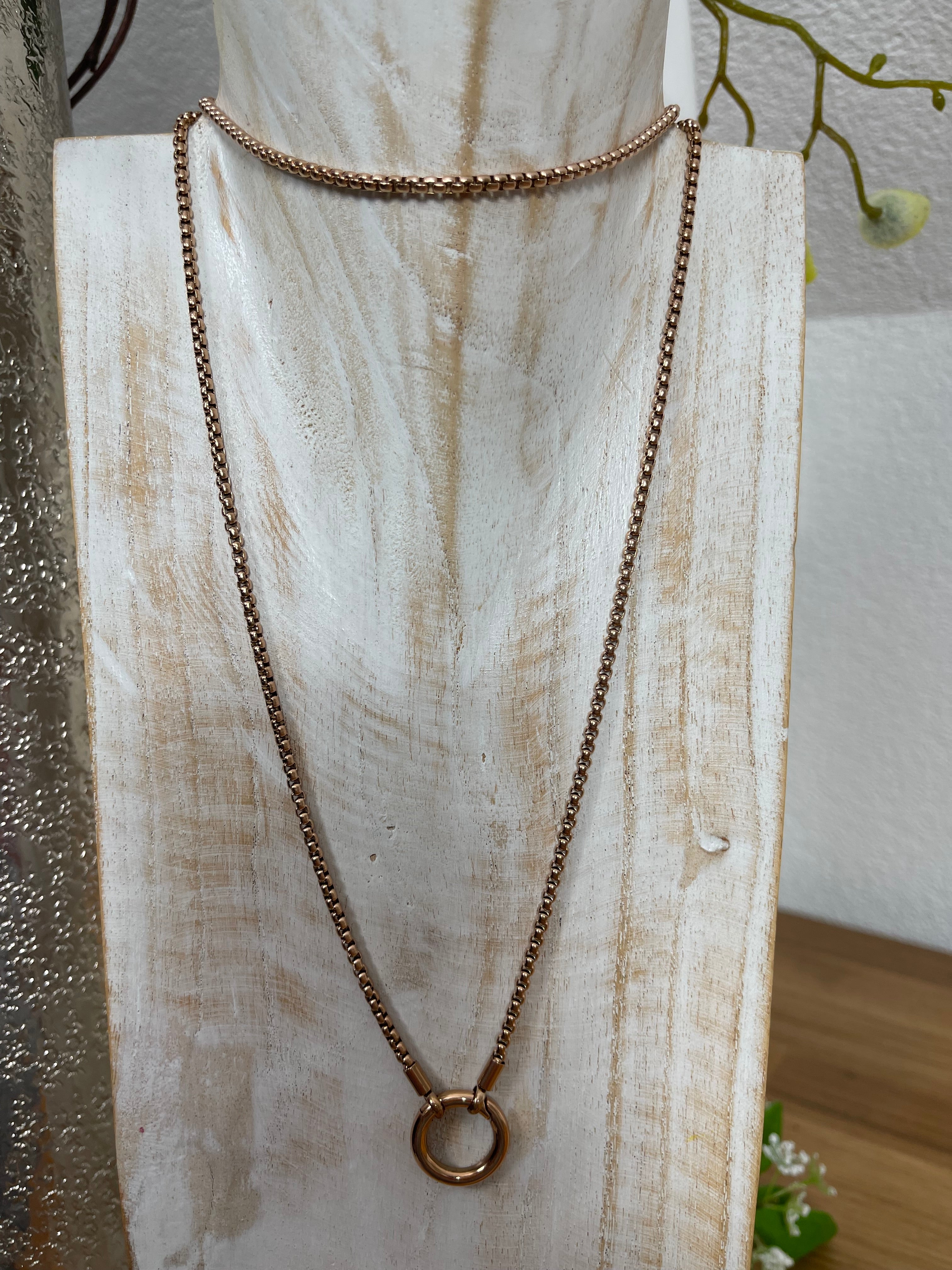 Vario - Perlen - Kette ca. 80 cm verschiedene Farben