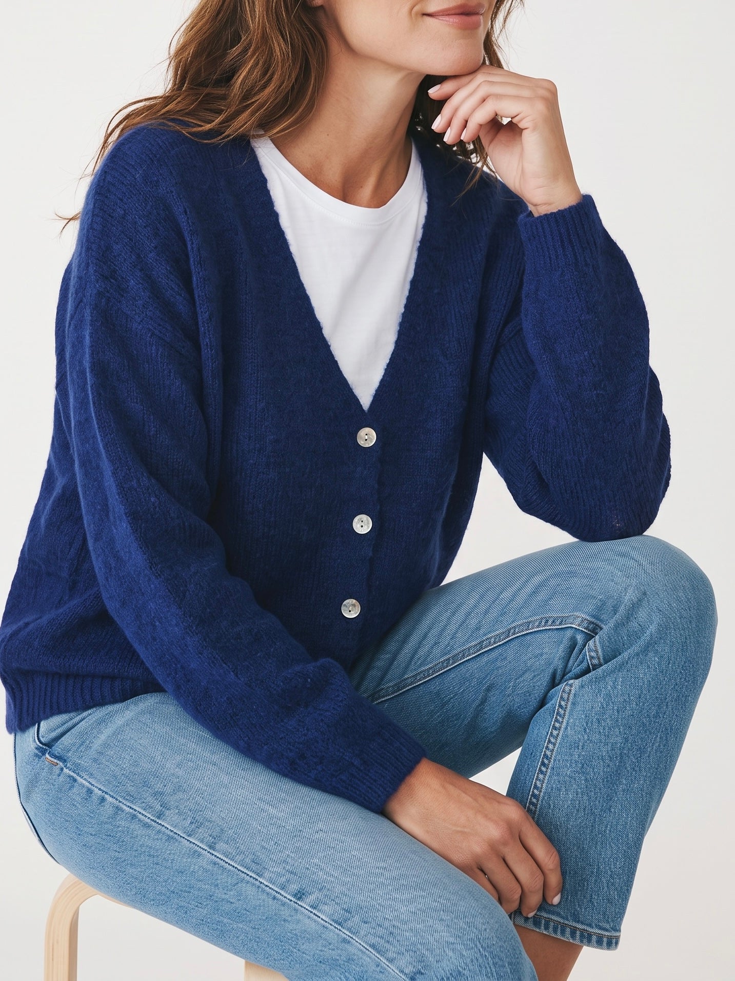 Kurze Strickjacke „Wendy“ in 2 Farben